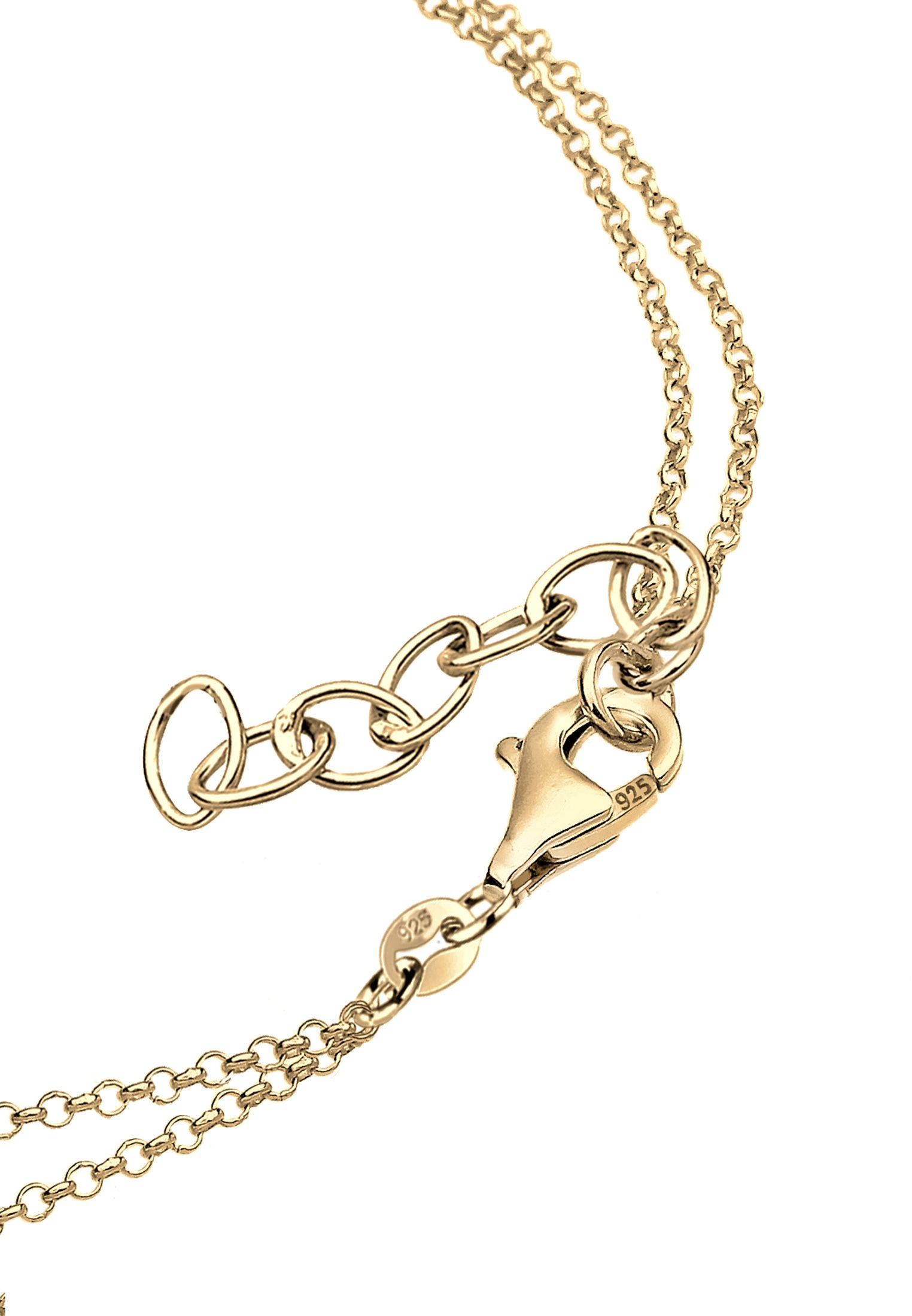 Elli Armkette »Armband Herz Liebe 925 Silber, mit Kristallen von Swarovski®«