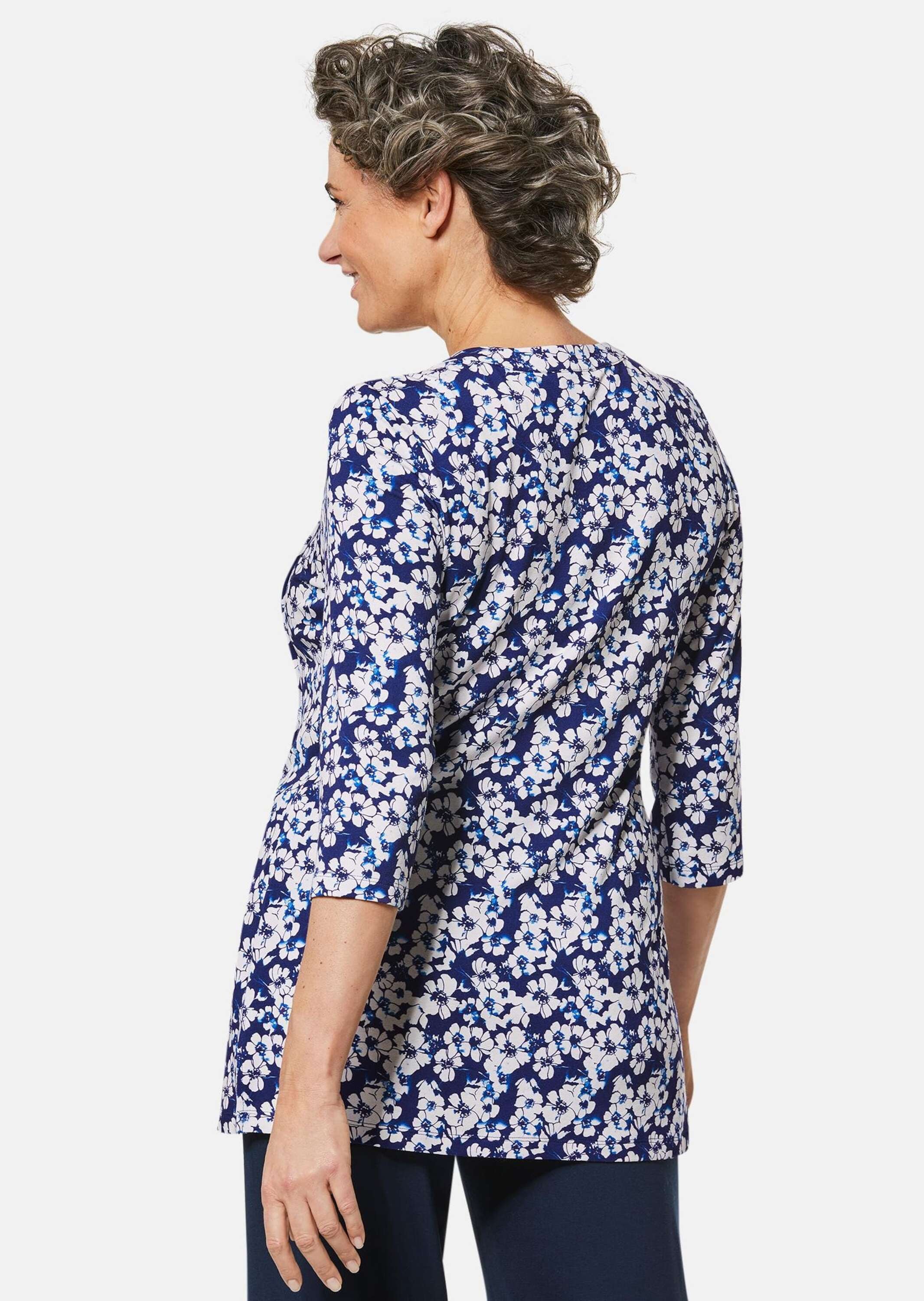 GOLDNER Print-Shirt »Figurschmeichelndes Drucktunika-Shirt«