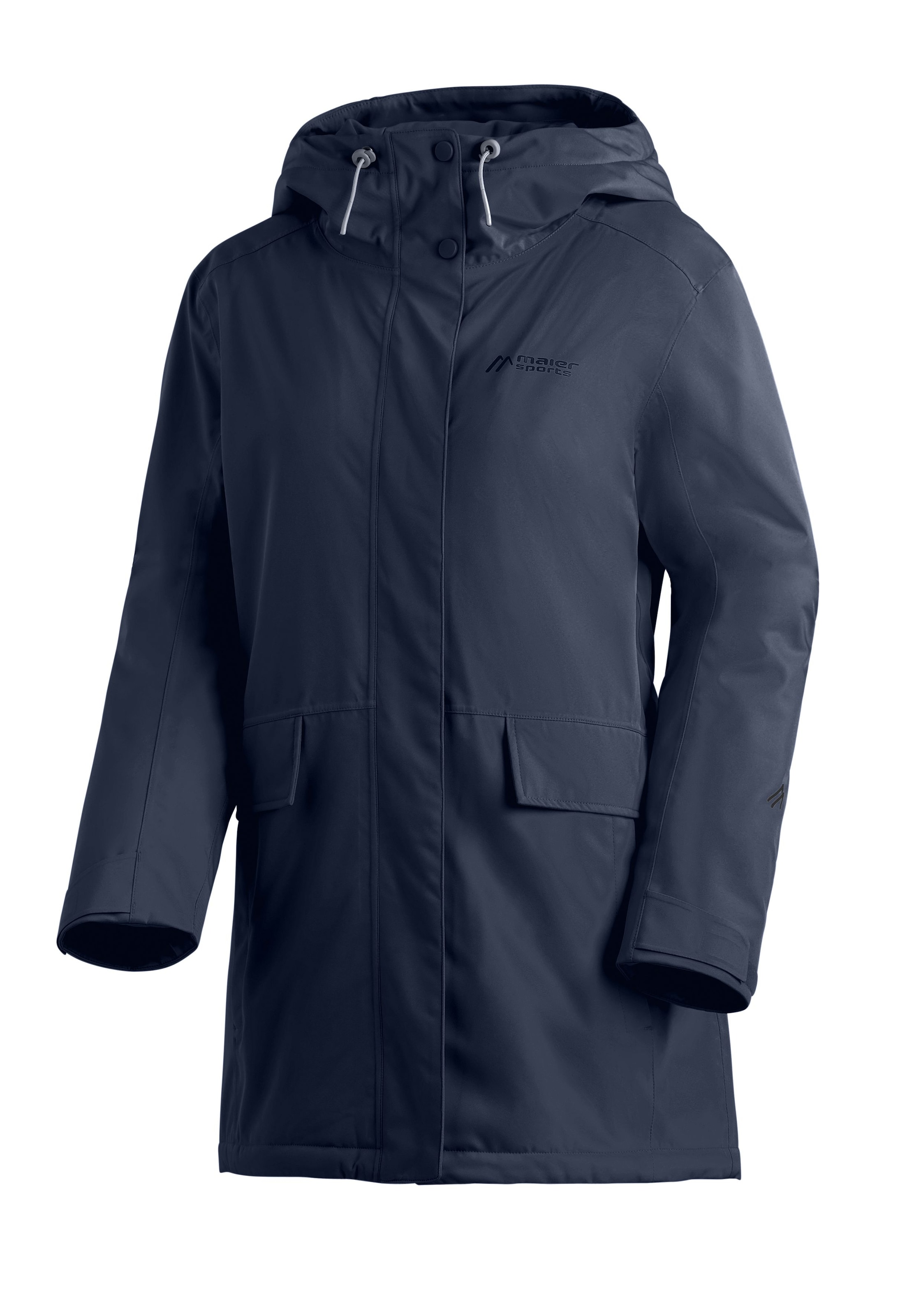 Maier Sports Winterjacke »DA-MANTEL MTEX EL. LISBON COAT« Wasser- & Winddicht & Atmungsaktiv