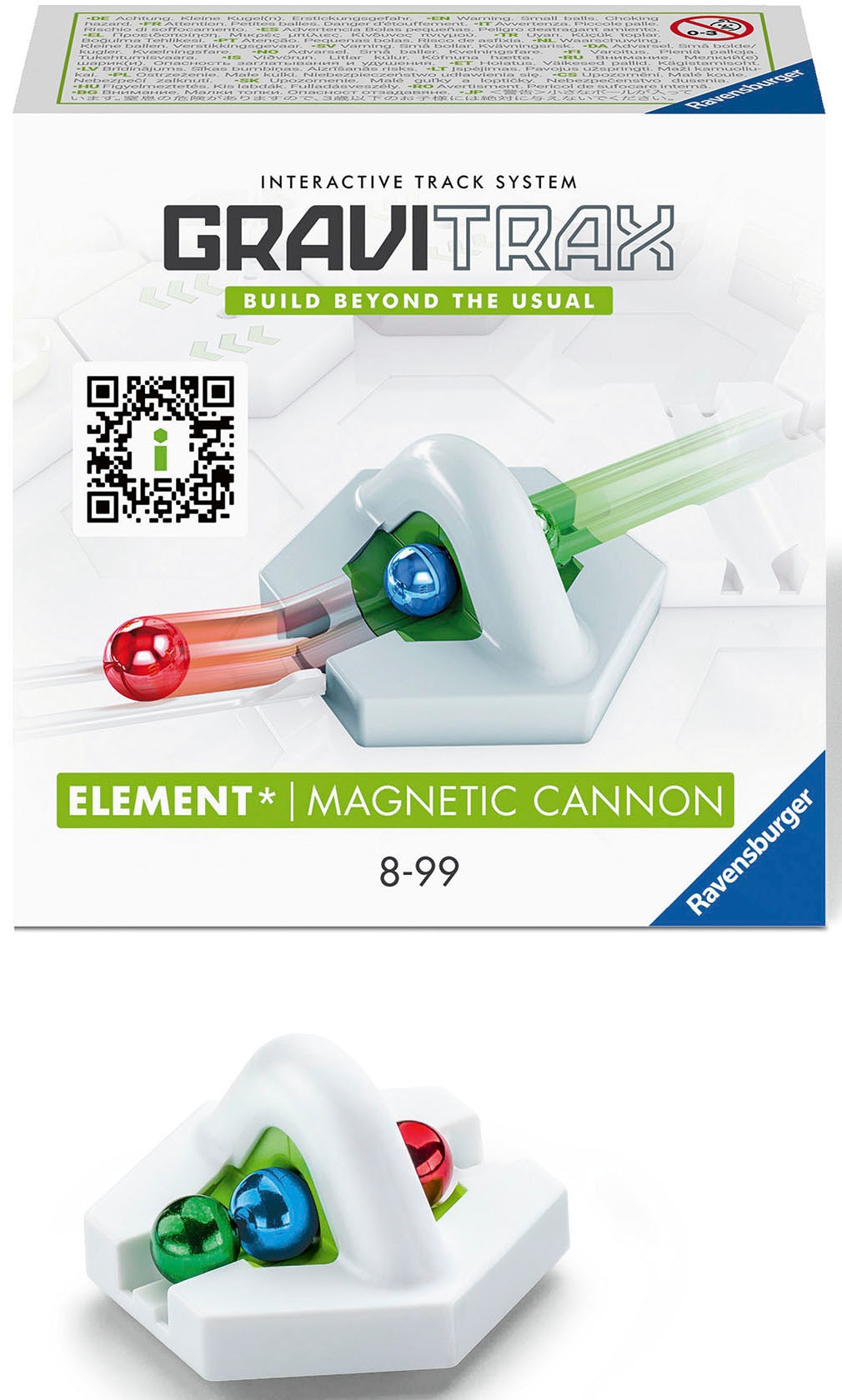 Ravensburger Kugelbahn-Bausatz »GraviTrax Element Magnetic cannon«, Made in Europe