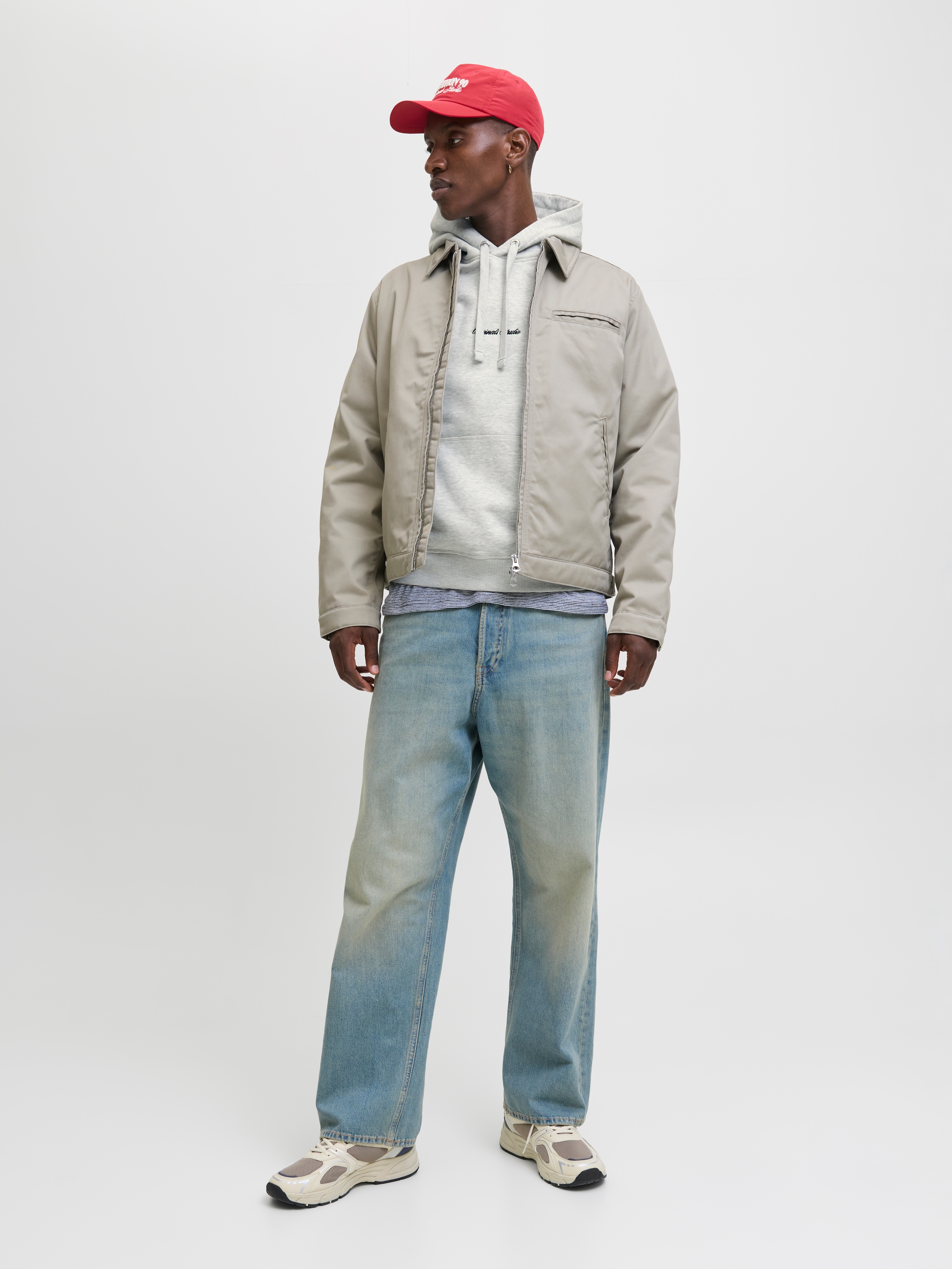 Jack & Jones Kapuzensweatshirt »JORNORREBRO EMB SWEAT HOOD NOOS«