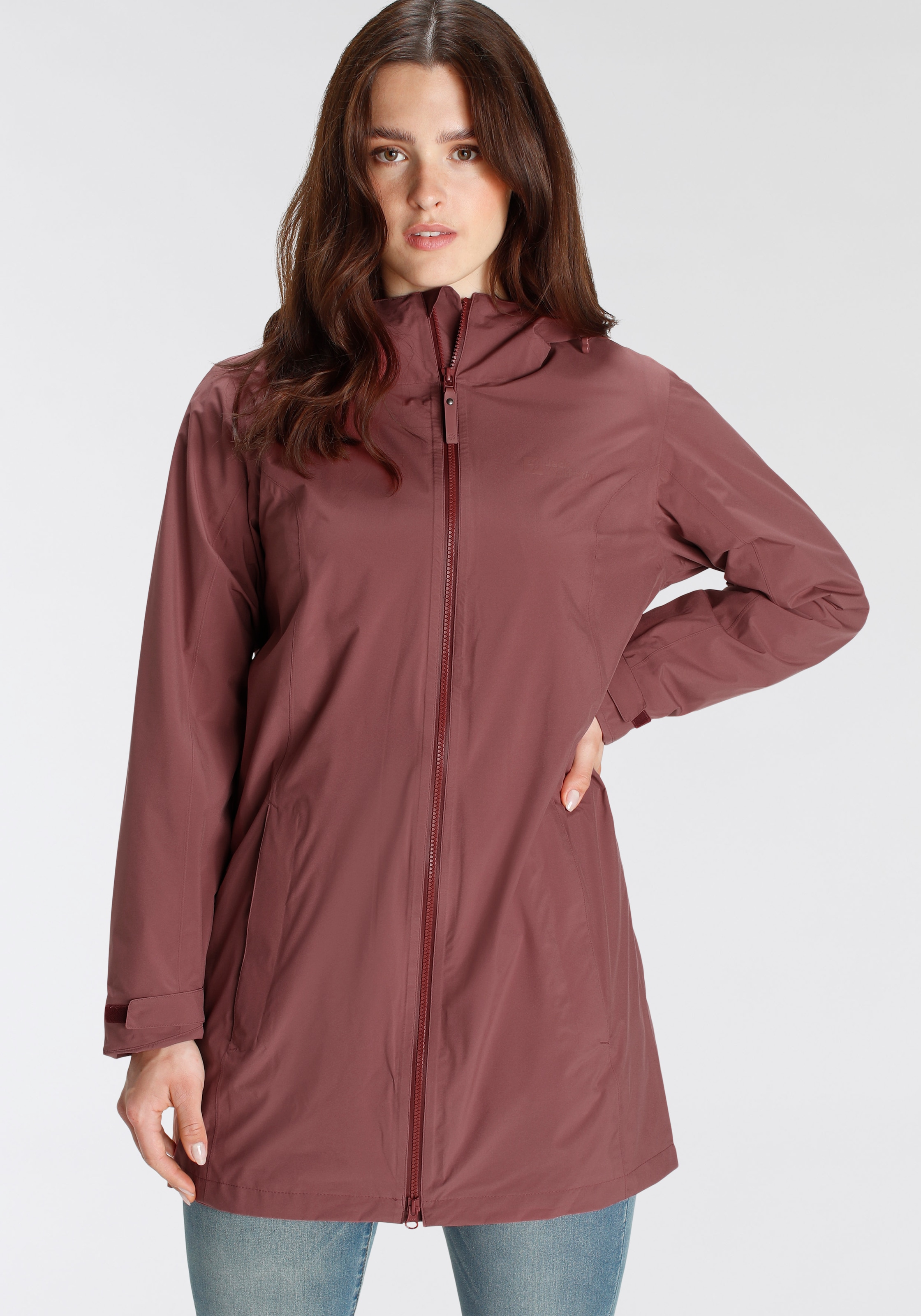 Jack Wolfskin Funktionsparka »SOLAIA PARKA W«, mit Kapuze, Winterjacke Wasserdicht, Winddicht & Atmungsaktiv