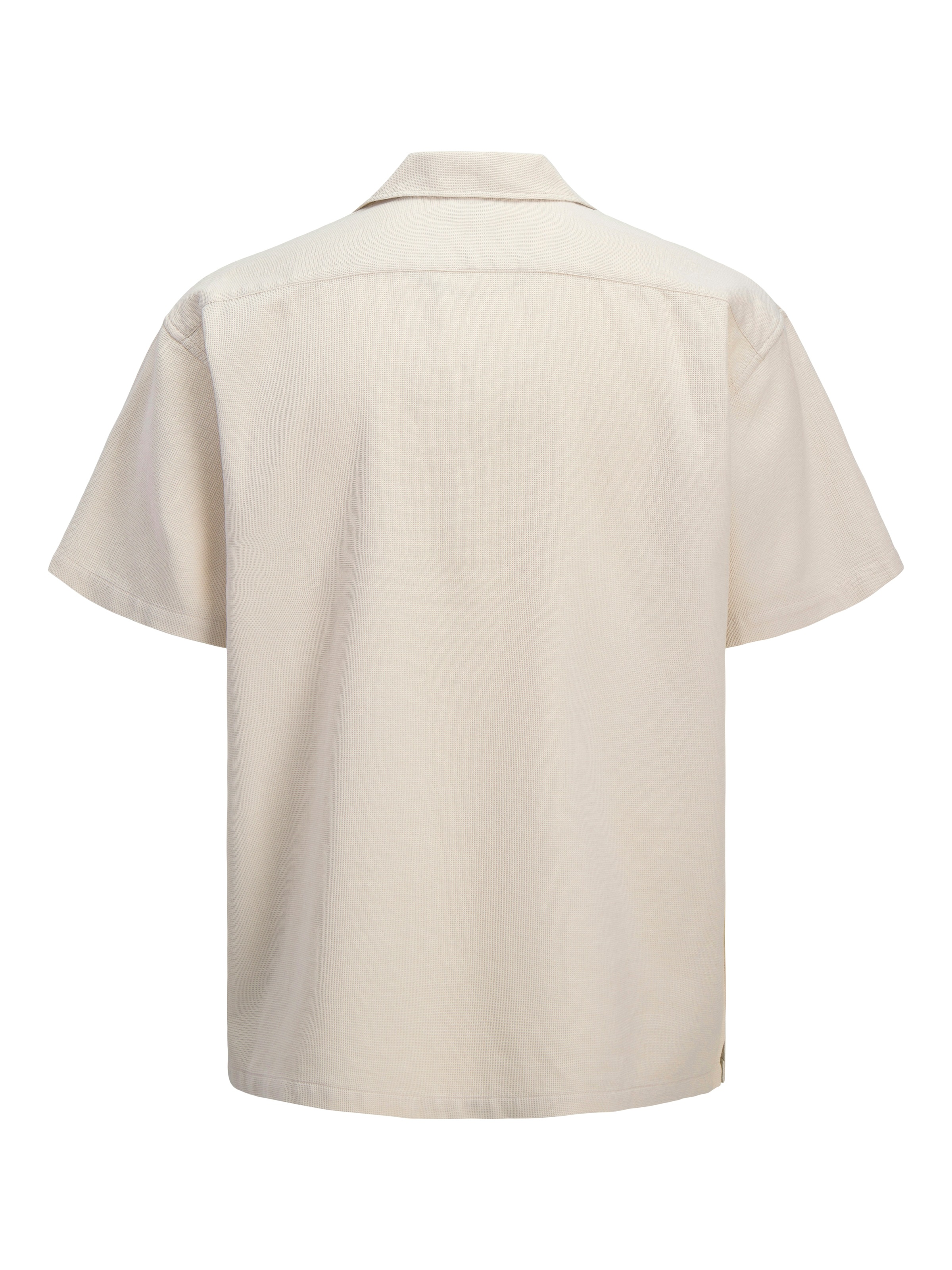 Jack & Jones Junior Kurzarmhemd »JJGLOBAL WAFFLE RESORT SHIRT SS JNR« Baumwolle, locker geschnitten