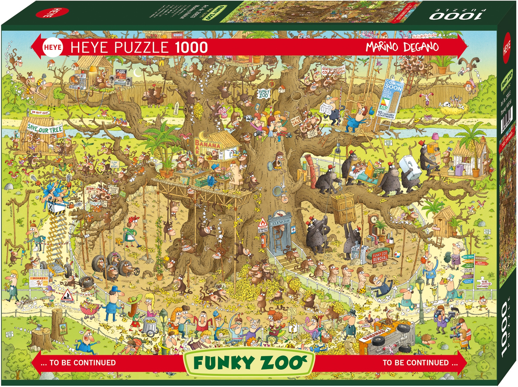 HEYE Puzzle »Monkey Habitat«, Made in Germany