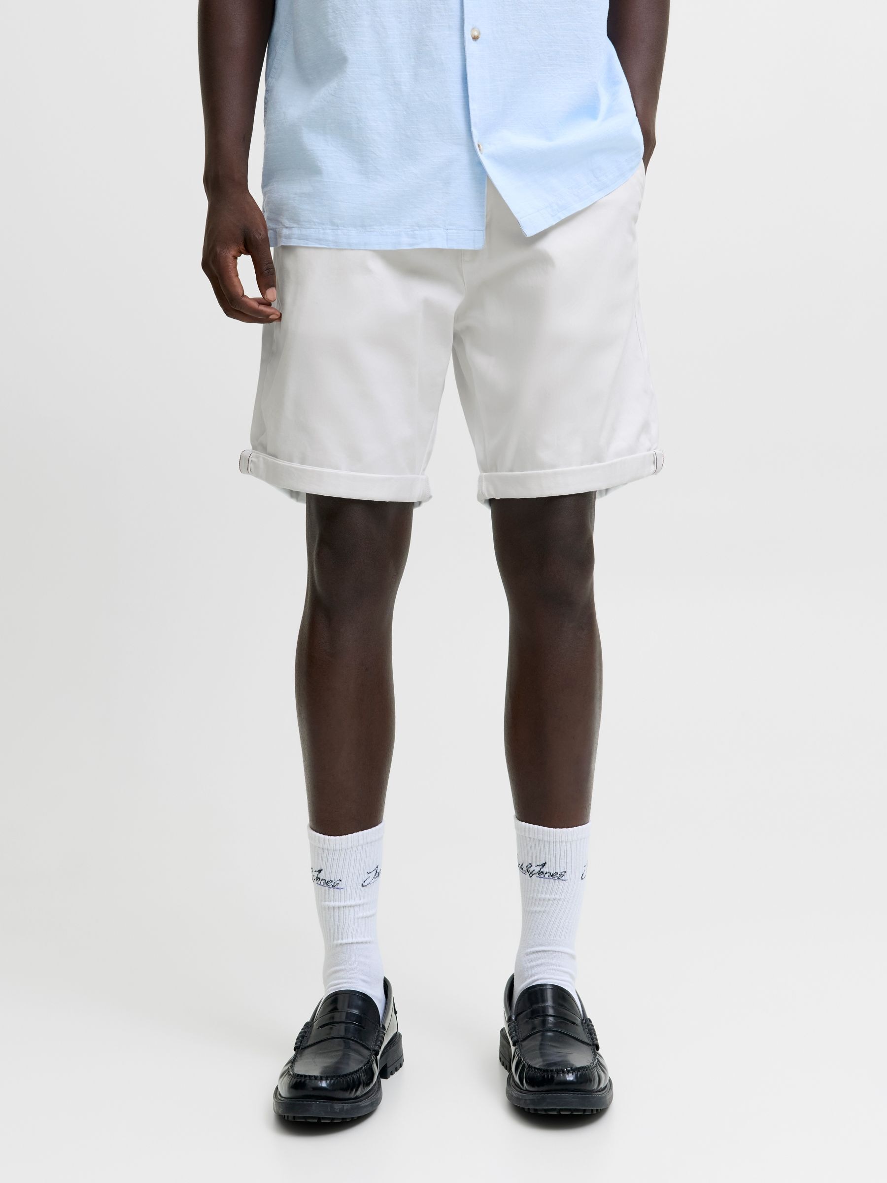 Jack & Jones Chinoshorts »JPSTBOWIE JJSHORTS S«  mit Aufschlag