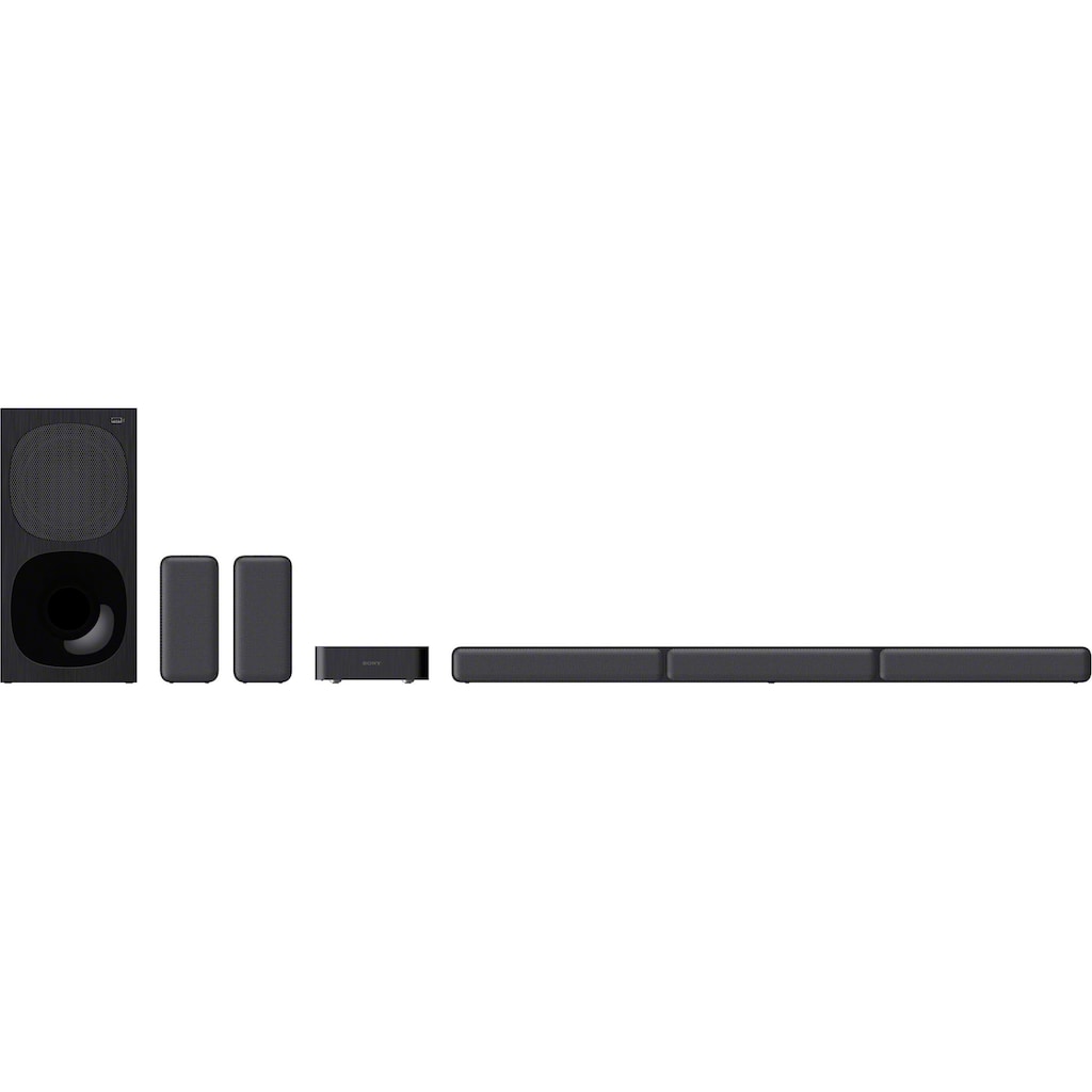 Sony Soundbar »HT-S40R Kanal-«, inkl. kabelgebundenem Subwoofer, kabellosen Rear-Lautsprechern