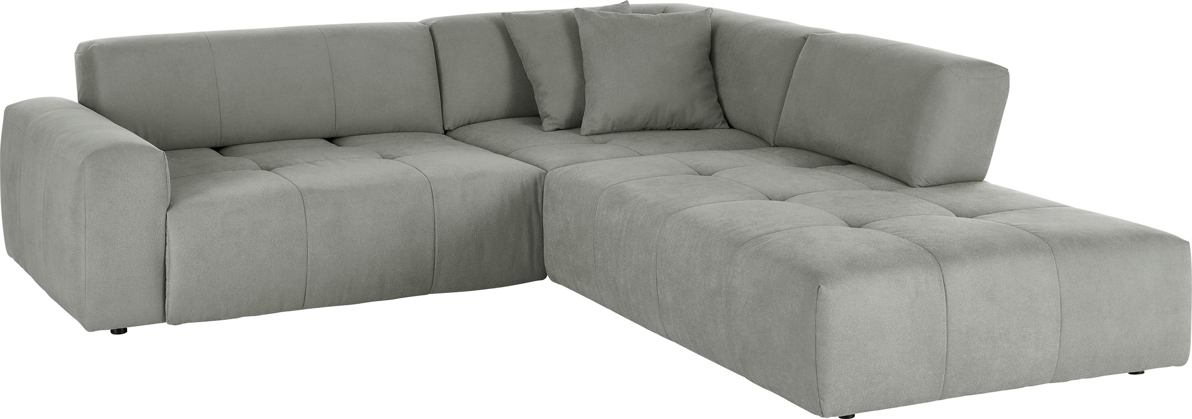 3C Candy Ecksofa »Yoshy Komfortsofa, bequem und modern, hochwertige Verarbeitungsdetails«, Zwei verschiedene Sitztiefen durch verstellbare Rückenlehne, L-Form