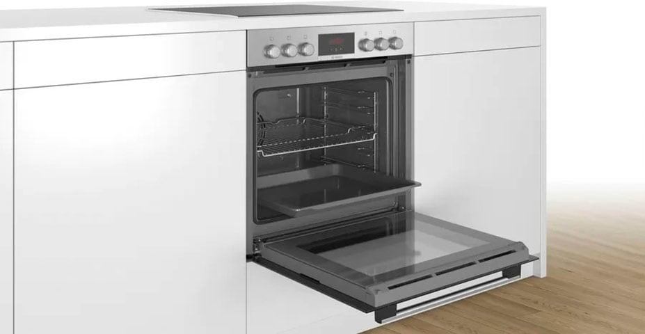 BOSCH Elektro-Herd-Set »HND411LS62«, mit Teleskopauszug nachrüstbar