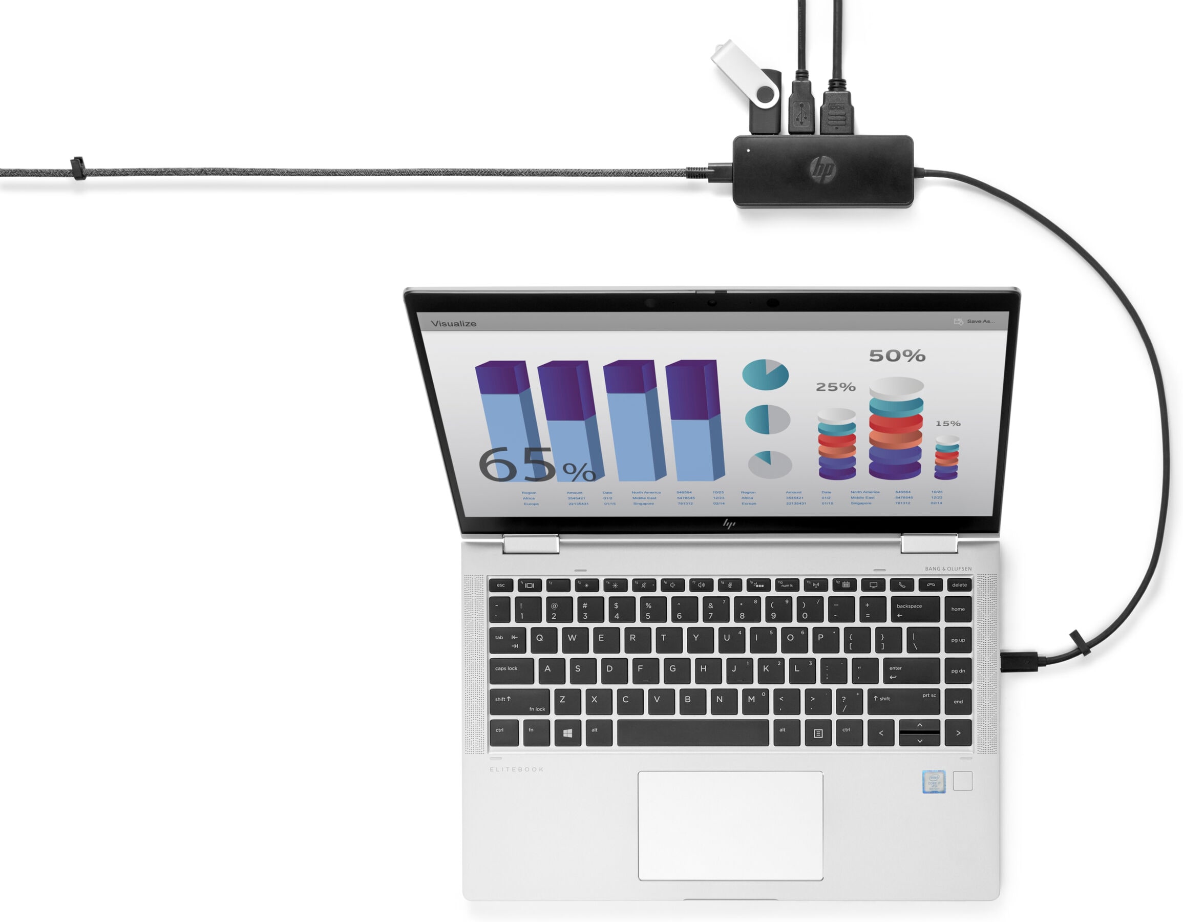 HP Laptop-Dockingstation »USB-C Reisehub G2«