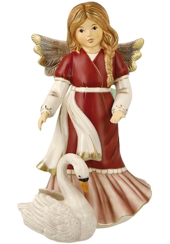Goebel Engelfigur »Engel - Anmutiger Schwanenfreund, Weihnachtsdeko, Höhe  ca. 26 cm«, Sammlerfigur, Weihnachtsfigur, Dekofigur aus Steingut bei OTTO