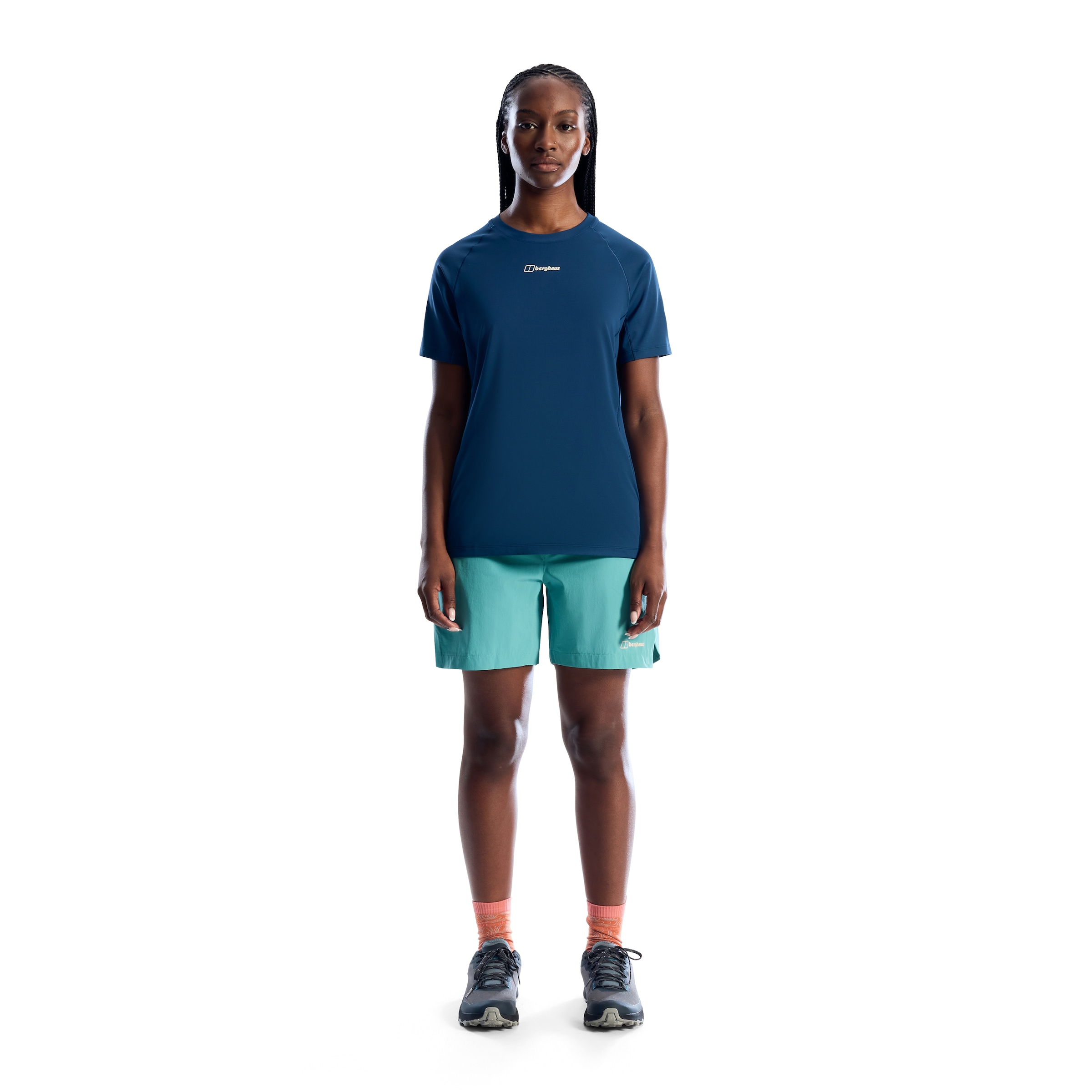 Berghaus T-Shirt »BOWBURN TECH TEE AF« mit Rundhalsausschnitt, Kurzarm, für Sport- und Outdooranlässe