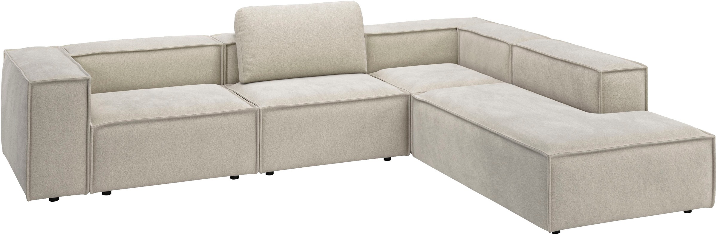 Places of Style Ecksofa »Watertown moderne L-Form«, Breite 311 cm