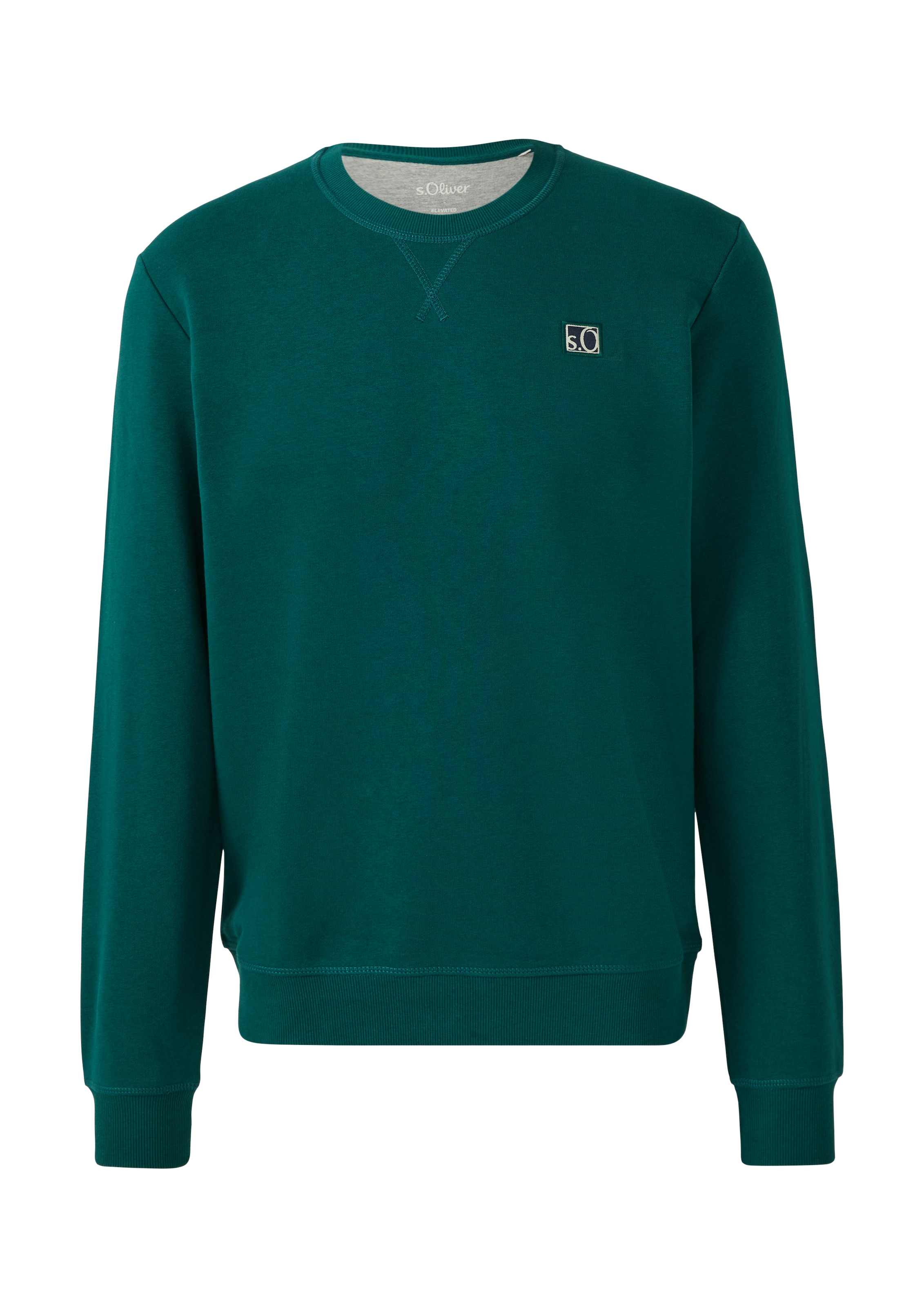 s.Oliver Sweatshirt, mit Logo Stickerei