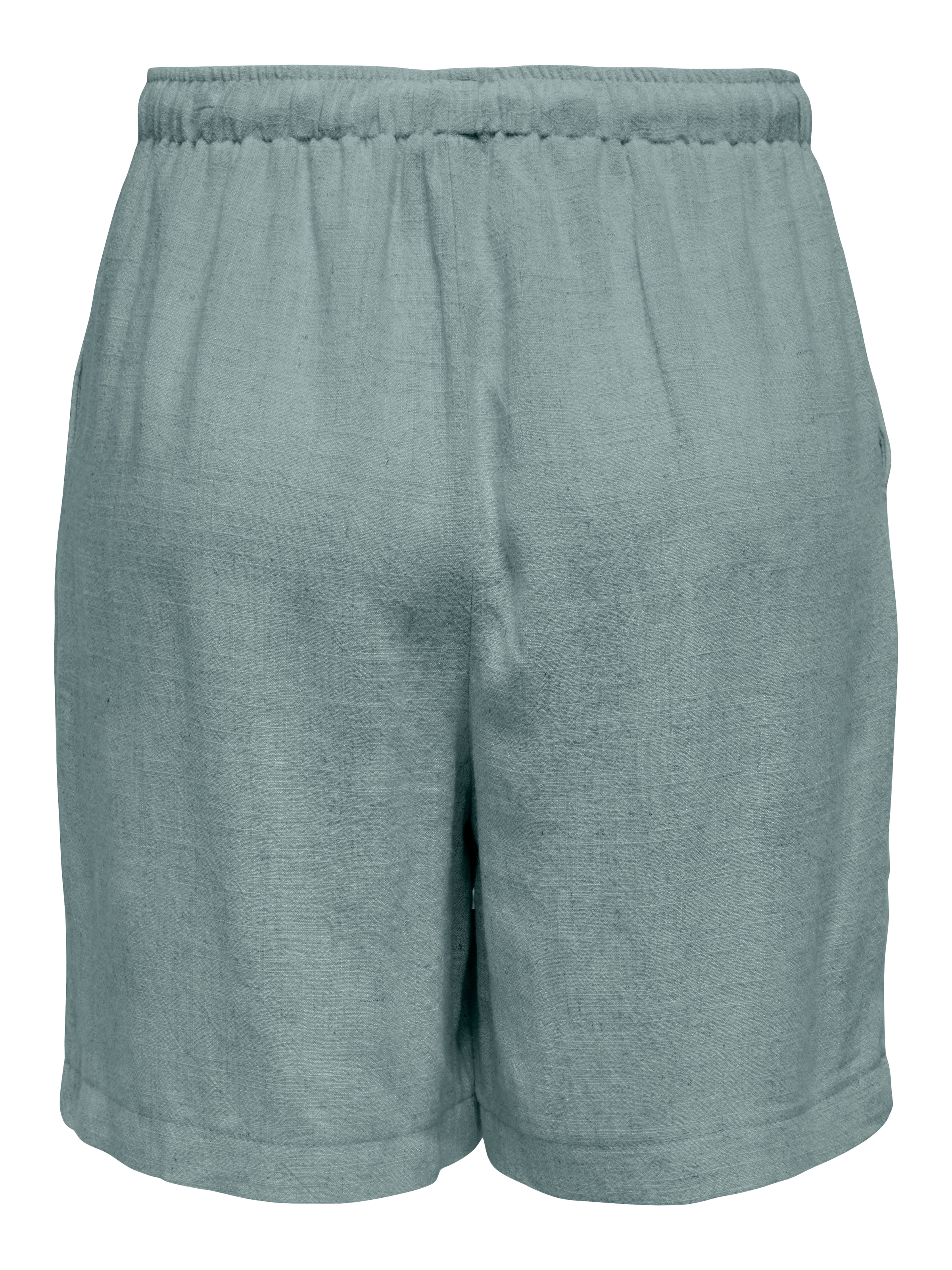 ONLY Shorts »ONLSIESTA MW PULL-UP LIN BL SHORTS NOOS«  loose fit, Jersey, Viskosemischung, elastischer Bund, unifarben