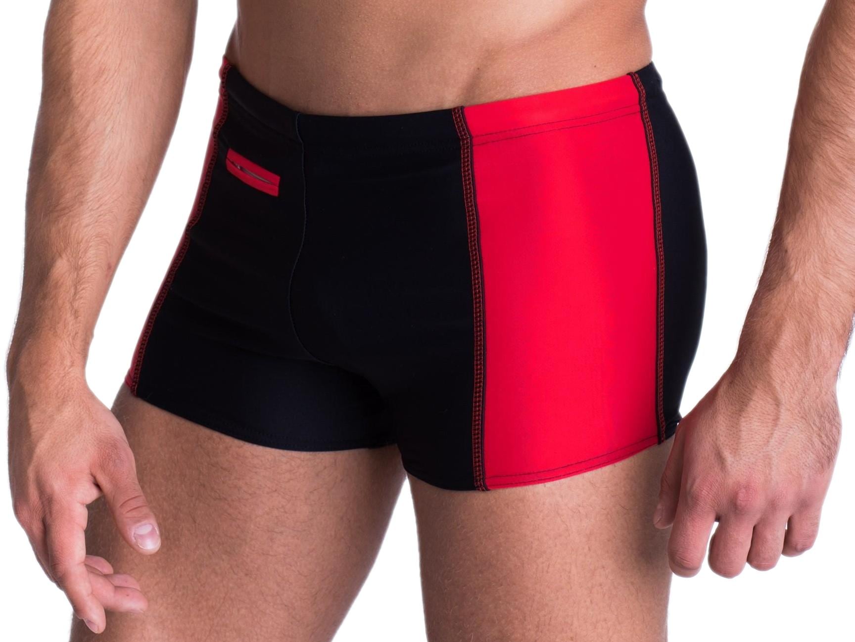 AQUARTI Badehose »Badehose Aquarti Herren Badehose mit Reißverschlusstasche«