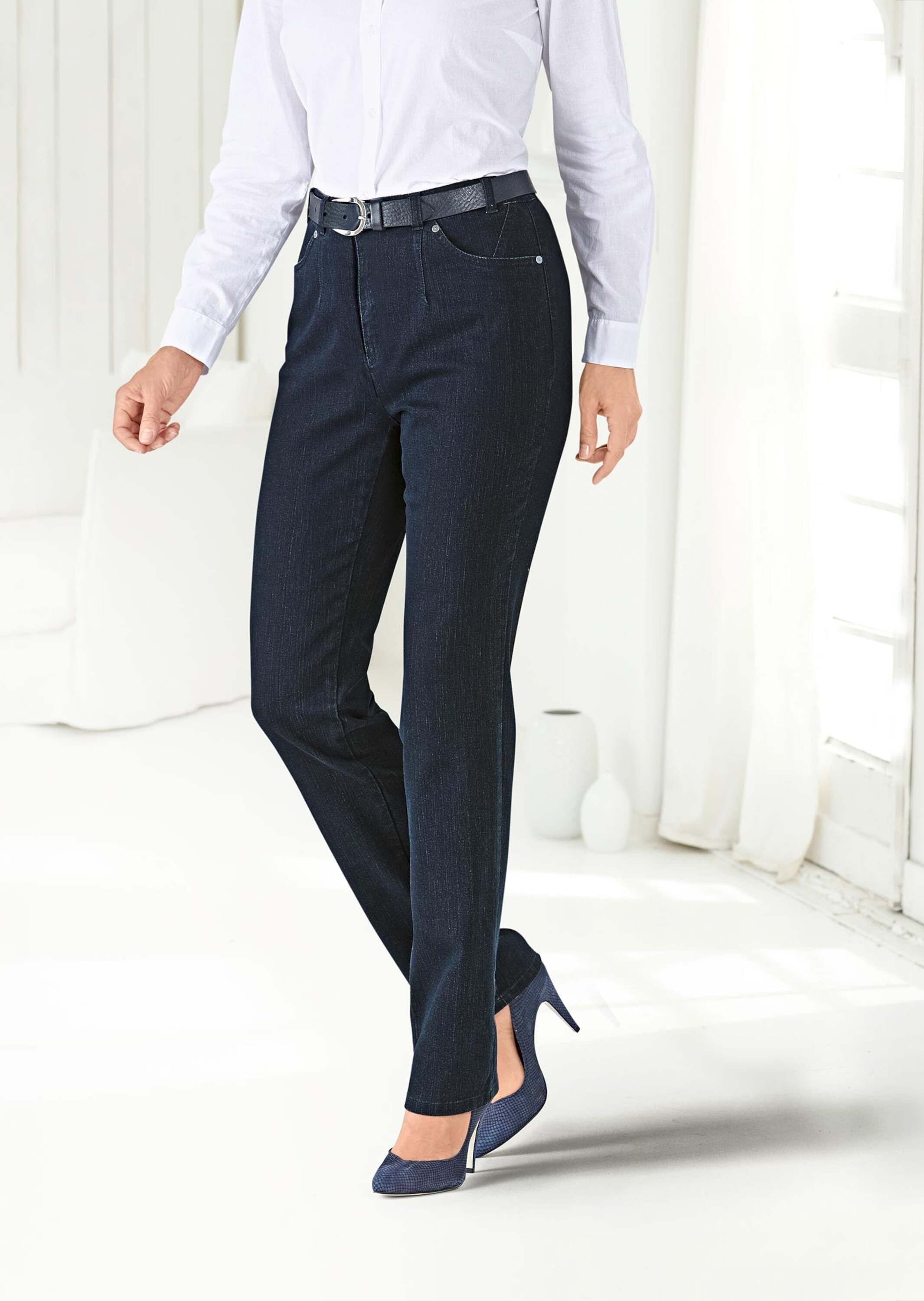 GOLDNER Regular-fit-Jeans »Schlichte Jeanshose ANNA«