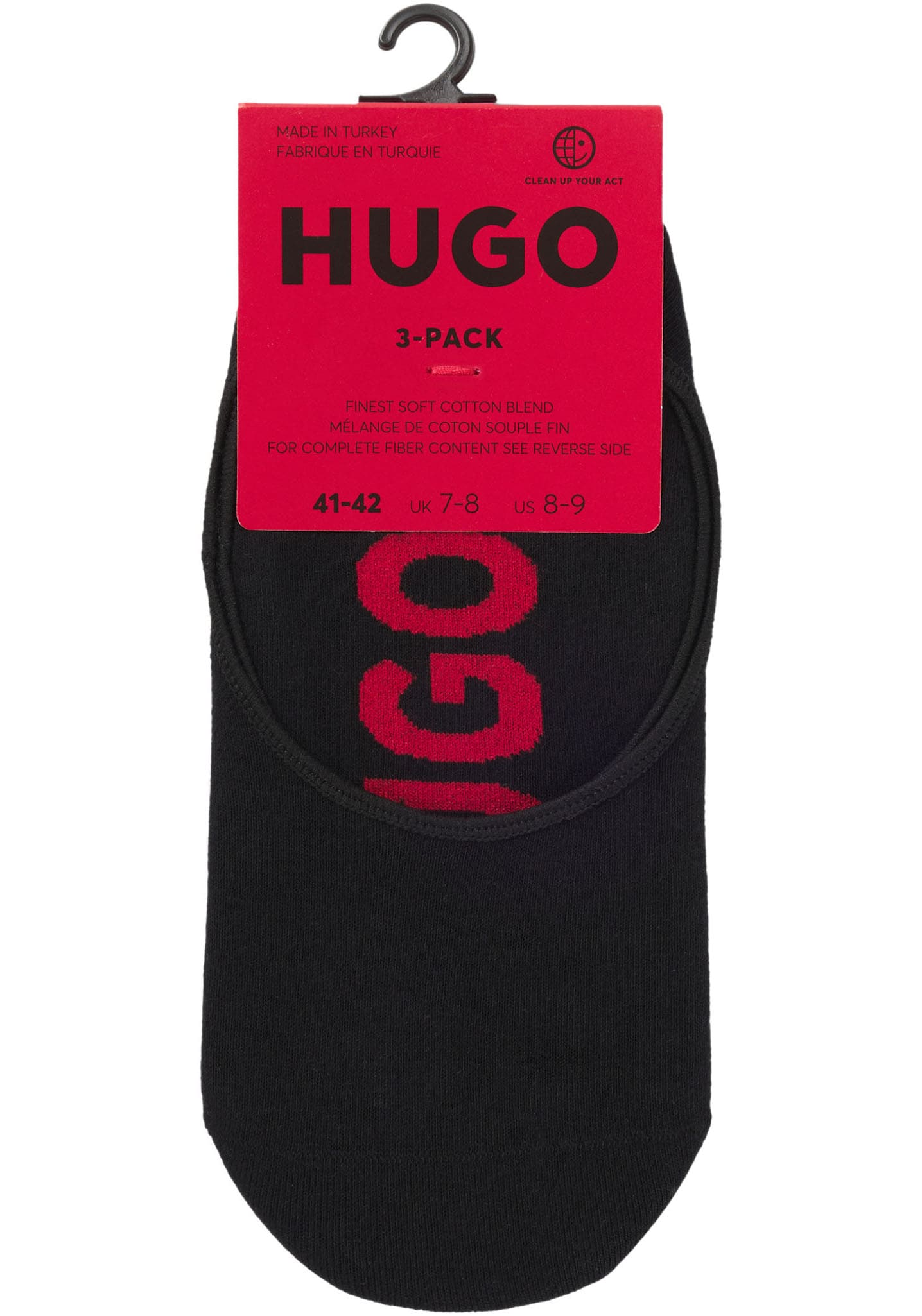 HUGO Underwear Füßlinge »3P SL LOGO CC«, (3 Paar)