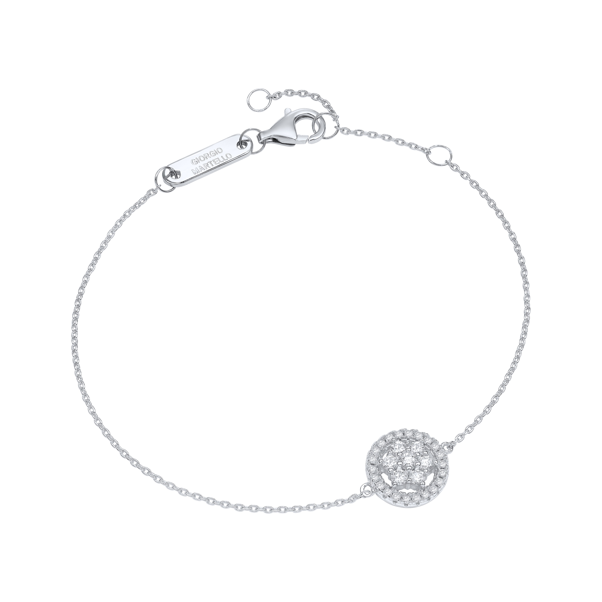 GIORGIO MARTELLO MILANO Armband »Armband mit Lab Grown Brillanten, Silber 925«