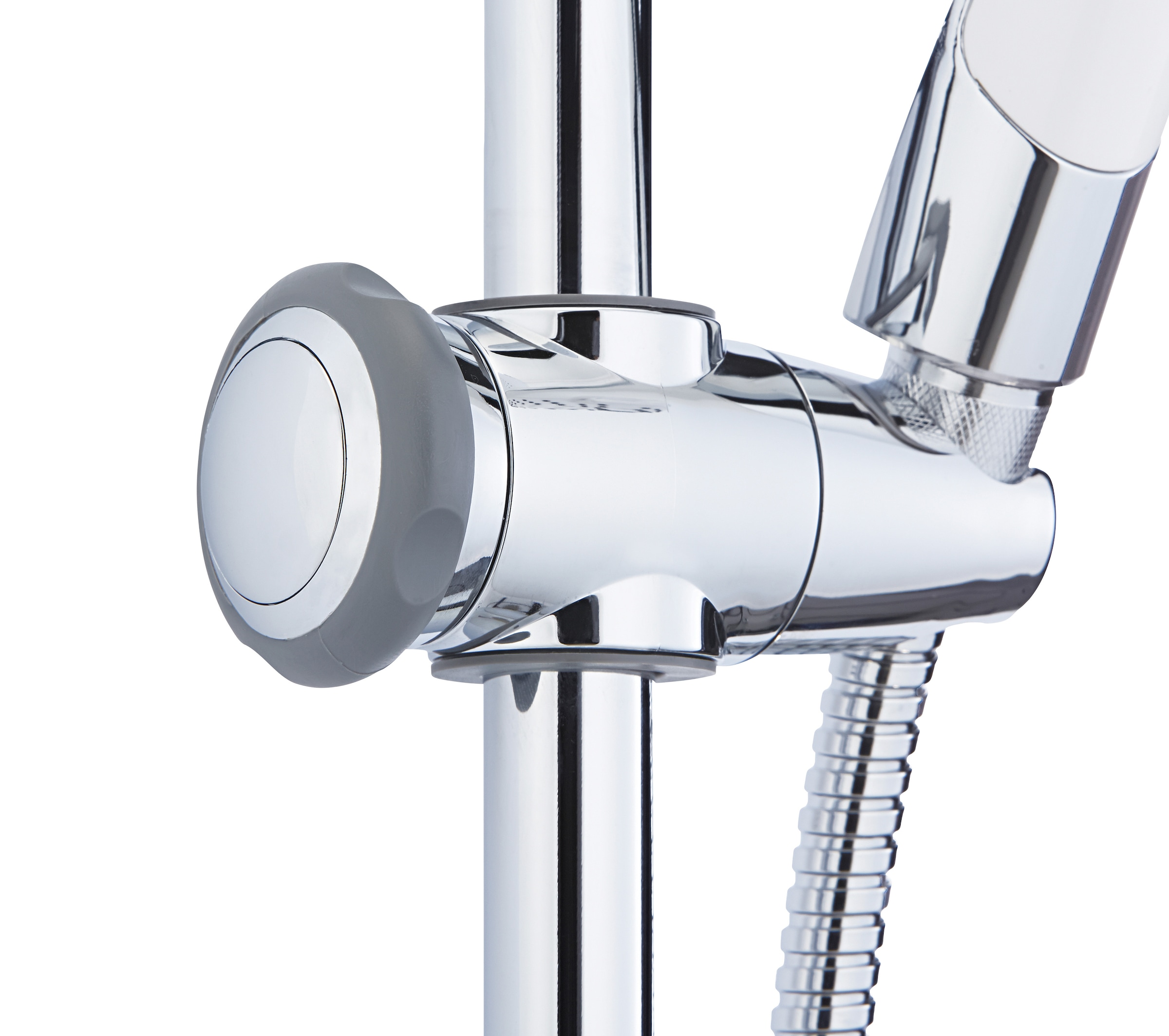 Schütte Brausegarnitur »Teneriffa«, (Set), Überkopfbrausset Duschsystem Duschsäule Brauseset Regendusche, Chrom