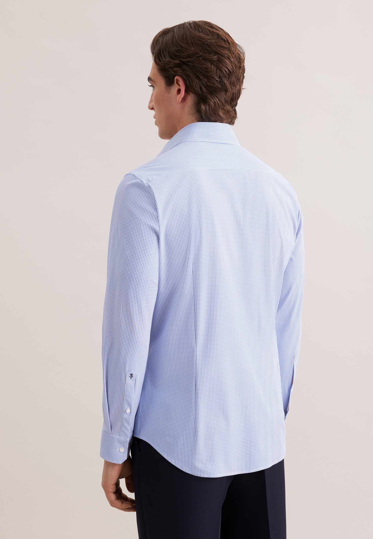 seidensticker Businesshemd »Schwarze Rose« Slim 1/1 Kentkragen Druck