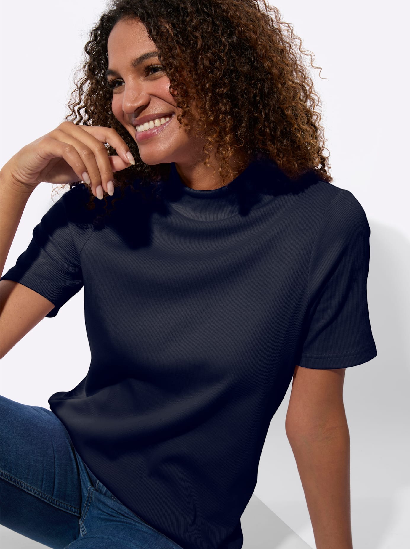 Casual Looks Stehkragenshirt »Stehkragen-Shirt« 1 tlg.