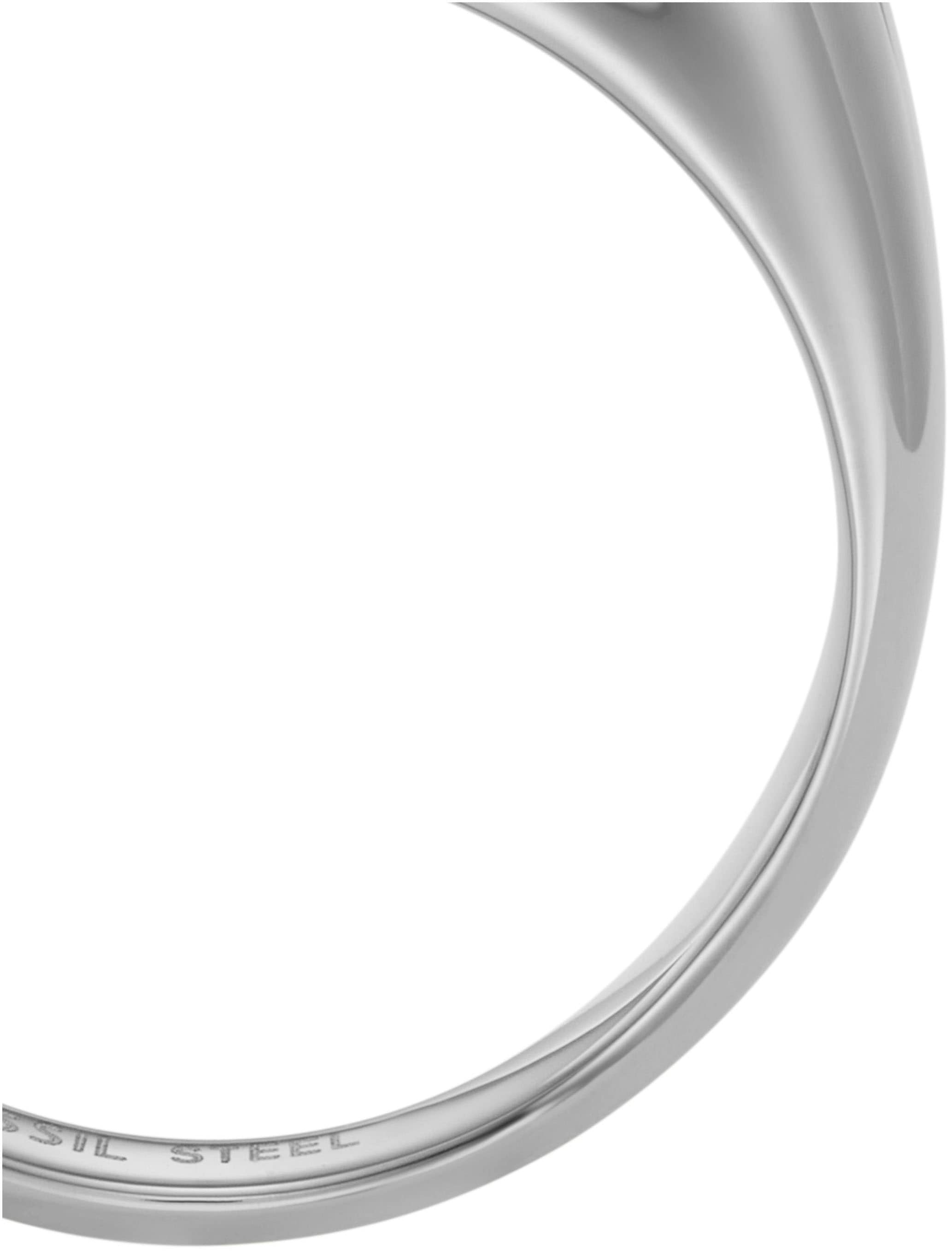 Fossil Fingerring »Schmuck Geschenk Edelstahl All Stacked Up, JF04746710, JF04747040«