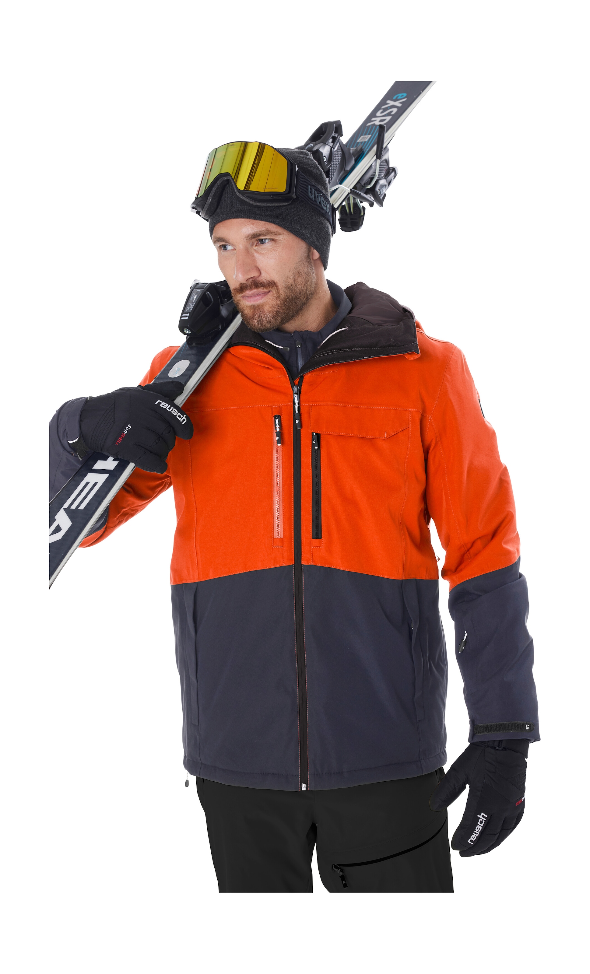 Killtec Skijacke »KSW 280 MN SKI JCKT« Wasserdichte Herrenjacke mit Schneefang und Teflon EcoElite™