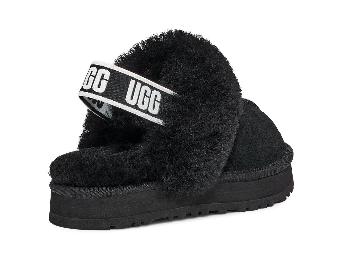 UGG Hausschuh »Funkette«, Plateau Clog, Mule, Hausschuh mit elastischem Fersen-Strap