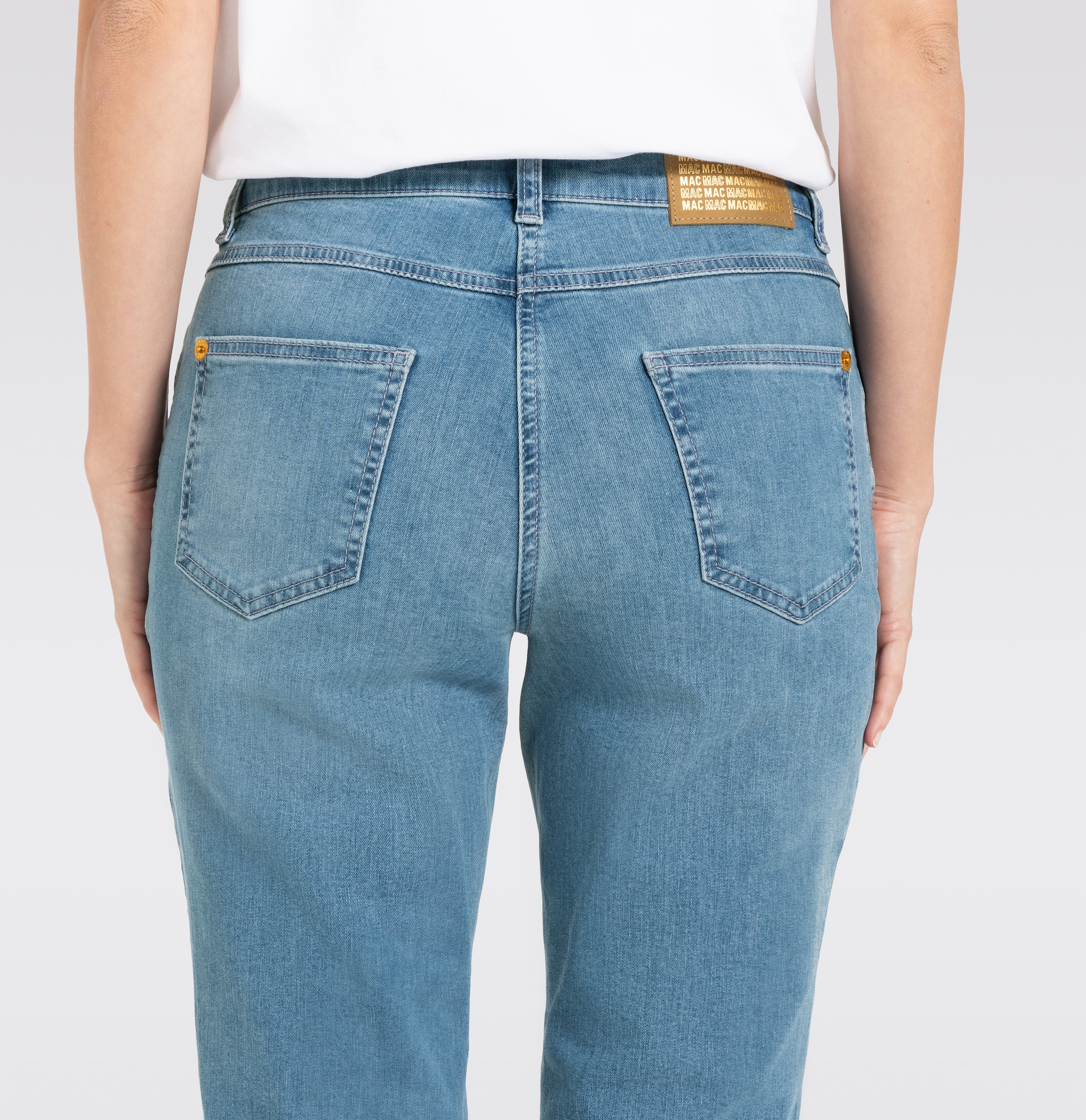 MAC Stretch-Jeans »Melanie«, Gerade geschnitten