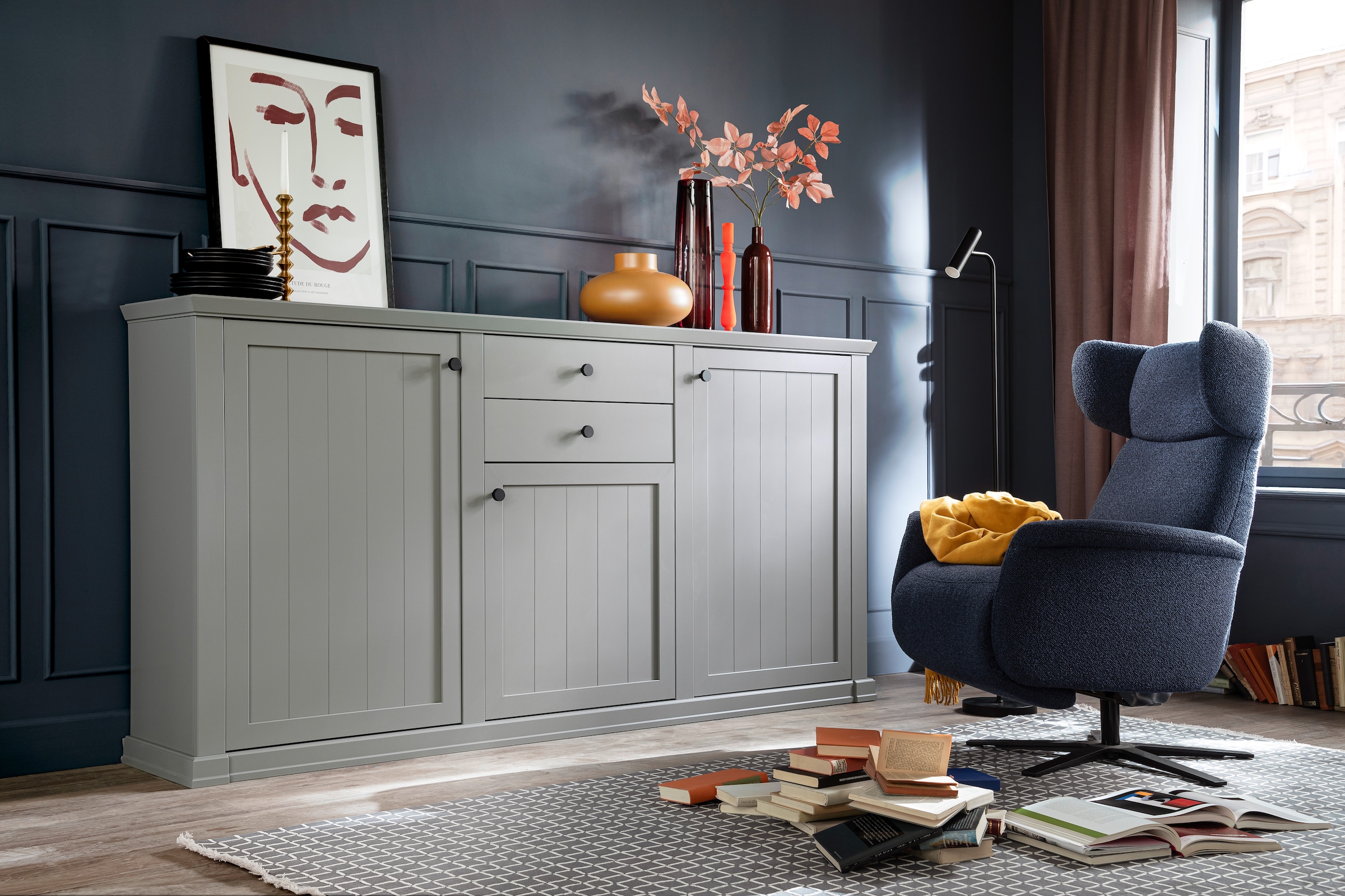 SCHÖNER WOHNEN-Kollektion Teppich »Magic 6104« rechteckig 7 mm Höhe Hoch Tief Struktur, mit Viskose, weich und glänzend