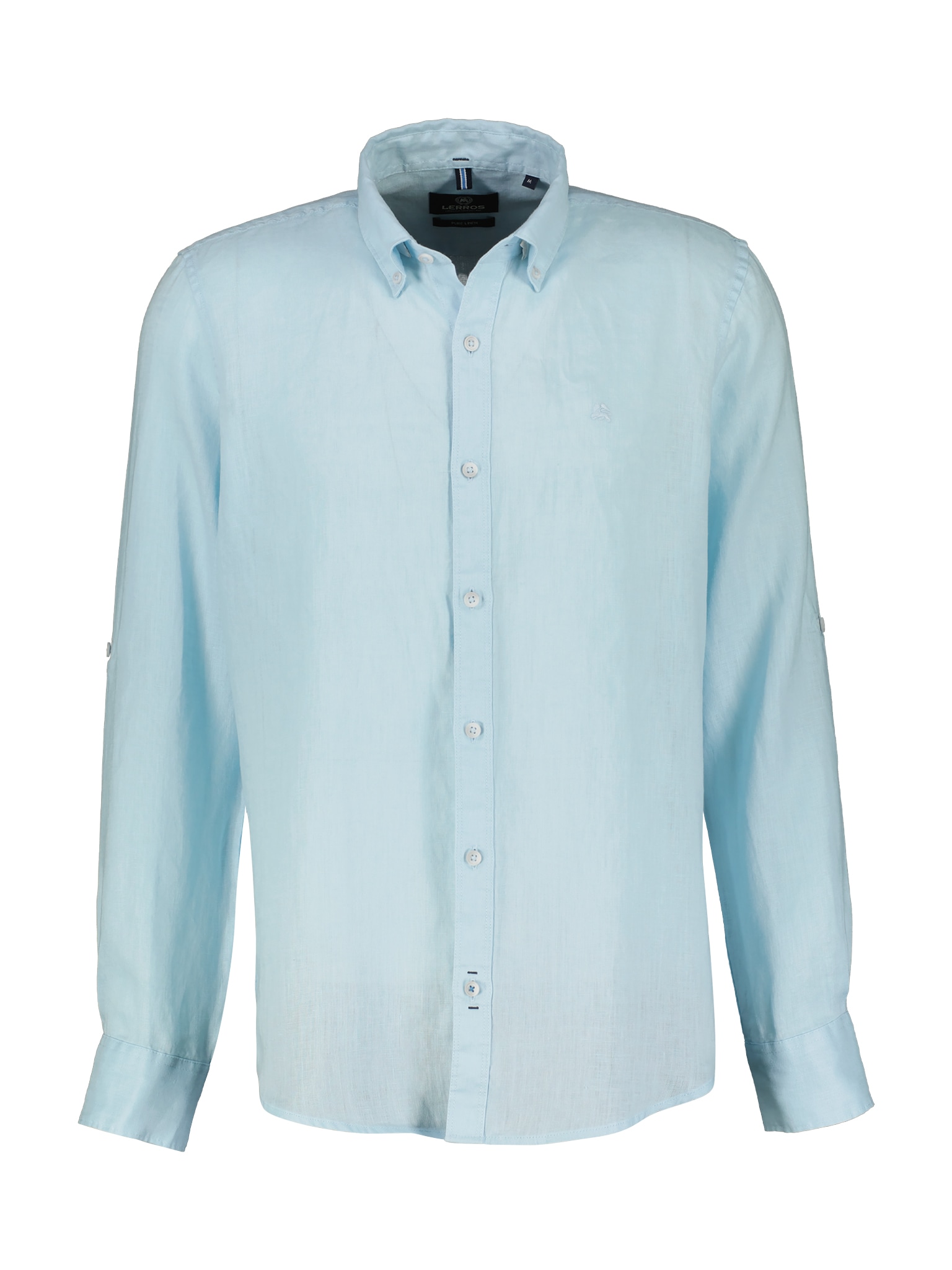 LERROS Leinenhemd, mit Button-Down-Kragen
