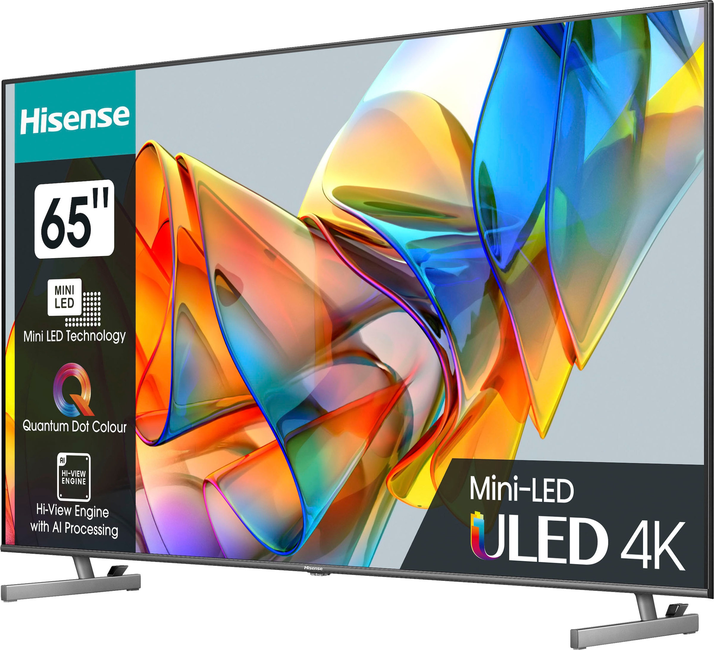Hisense Mini-LED-Fernseher »65U6KQ«, 4K Ultra HD, Smart-TV