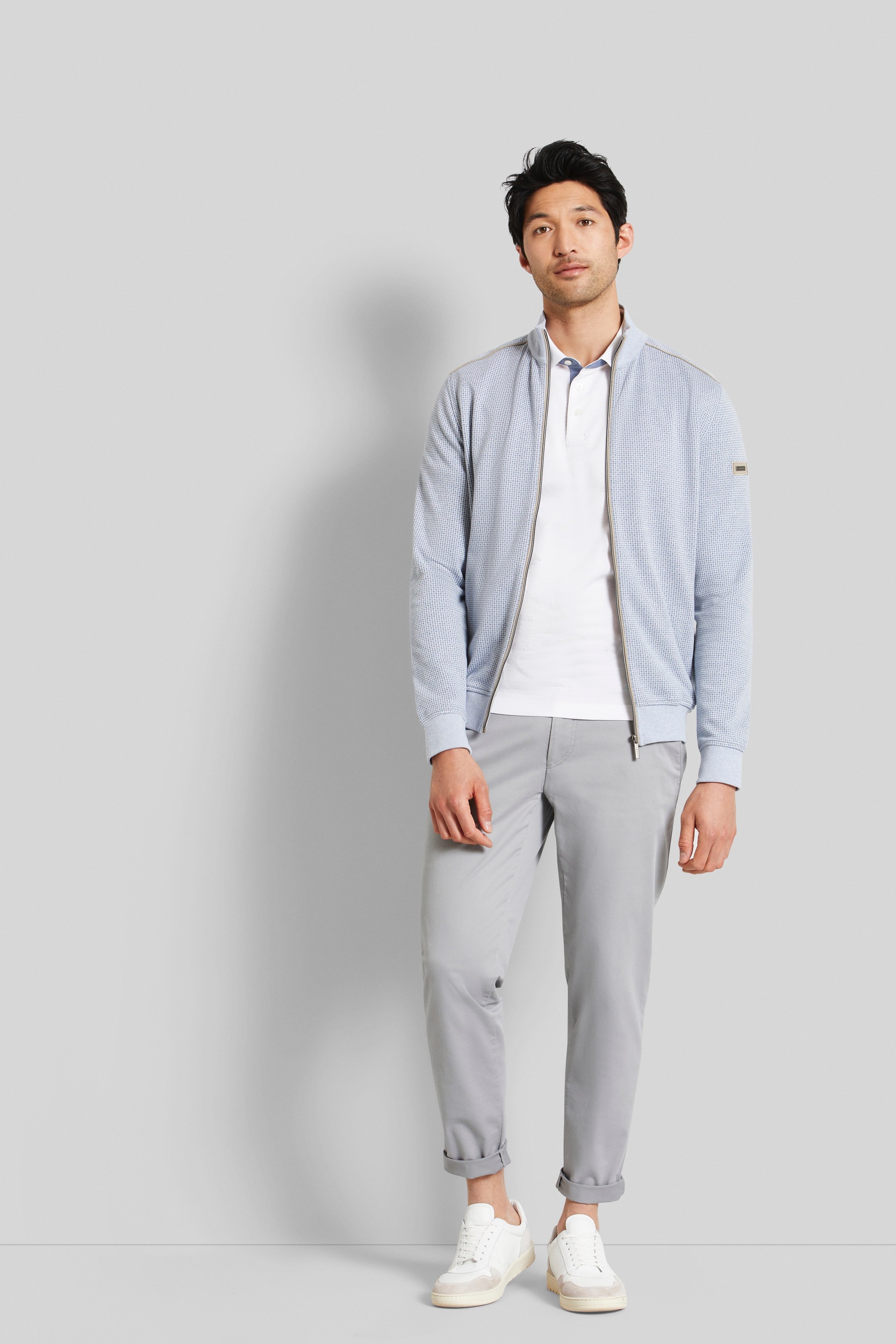 bugatti Sweatshirt, mit Stehkragen