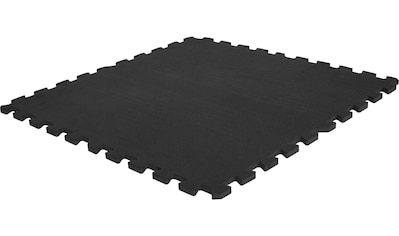 Bodenschutzmatte »Schutzmattenset mit acht Teilen Schwarz«, (Set, 8 St.)