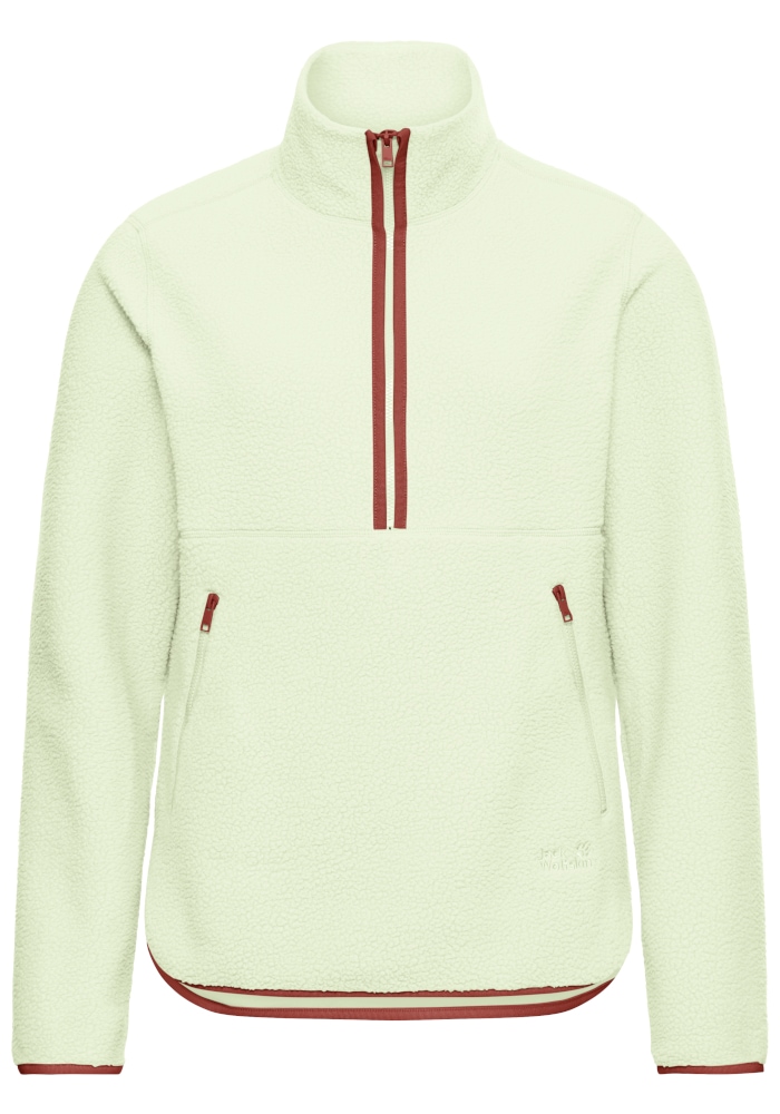 Jack Wolfskin Fleecepullover »LITE CURL HZ W«, mit hohem Kragen, aus Polyester
