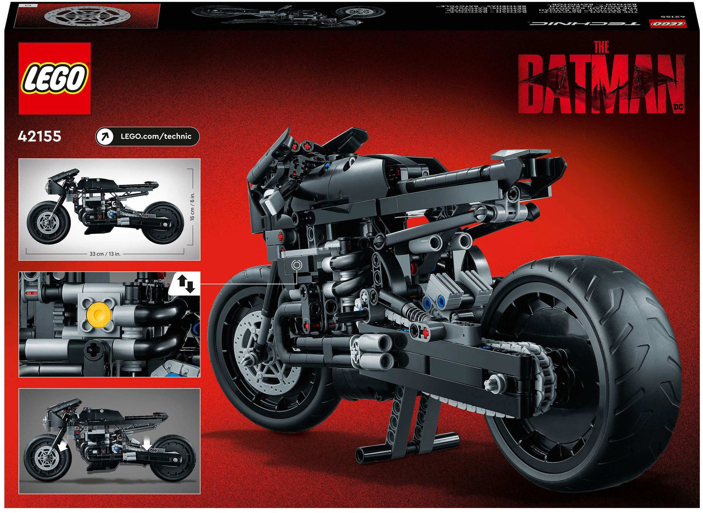 LEGO® Konstruktionsspielsteine »THE BATMAN – BATCYCLE (42155), LEGO®  Technic«, (641 St.) online kaufen