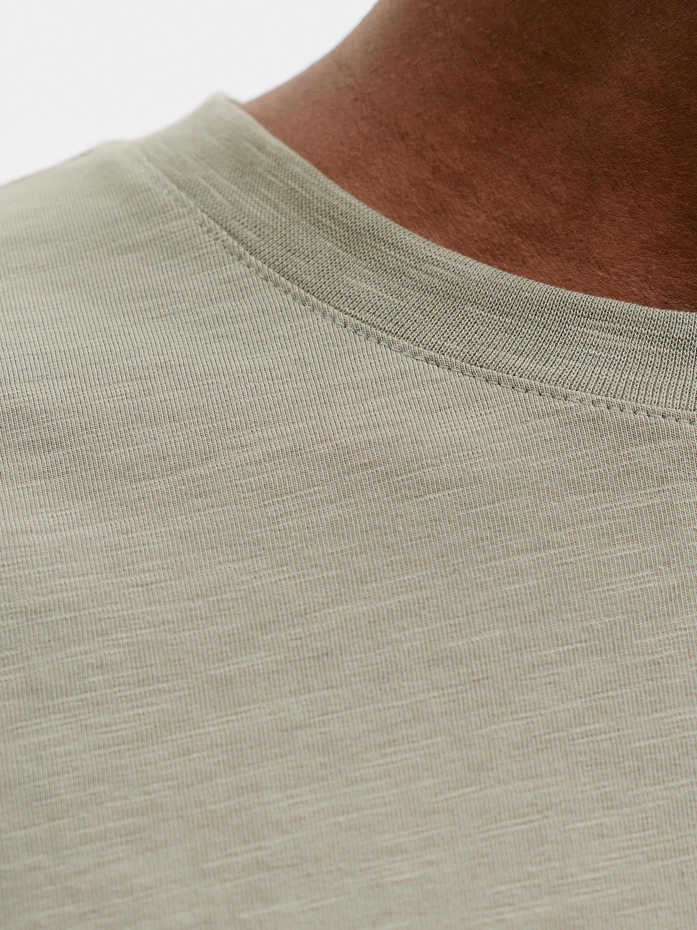 Jack & Jones Kurzarmshirt »JJEDOVER SLUB TEE SS NOOS« Baumwollmischung, relaxed fit