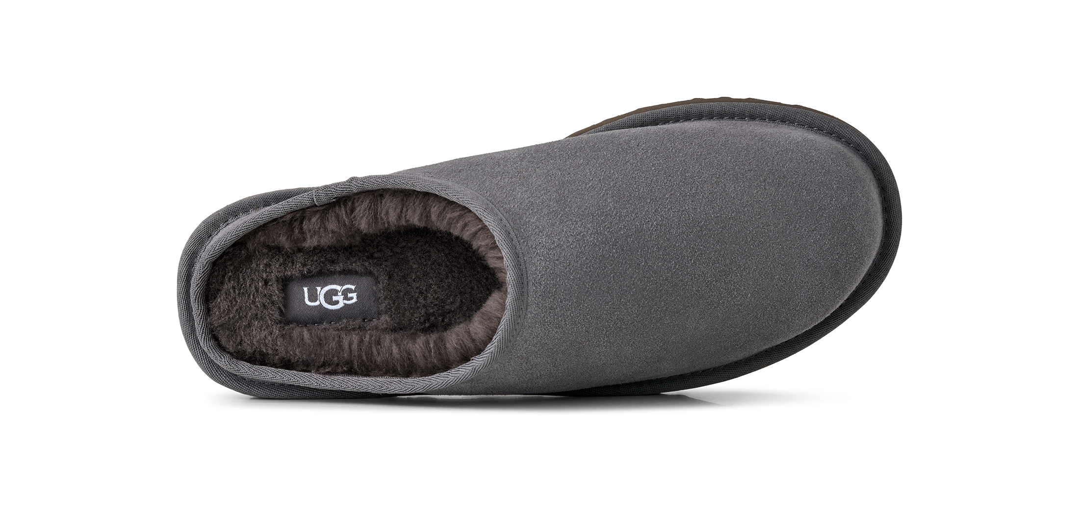 UGG Clog »UNISEX, M CLASSIC SLIP-ON«  Schlüpfschuh, Hausschuh mit Lammfell-Innensohle
