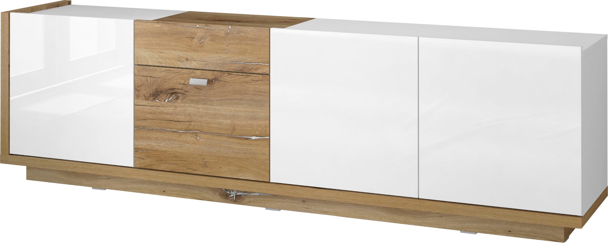 Helvetia Lowboard »Lars«, Breite 200 cm, stehend/hängend montierbar