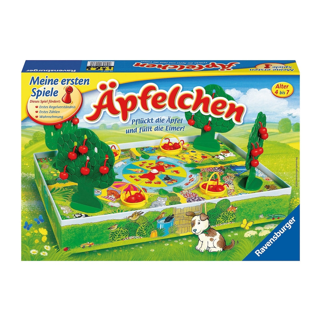 Ravensburger Spiel »Pflückt die Äpfel und füllt die Eimer!«, Made in Europe, FSC® - schützt Wald - weltweit