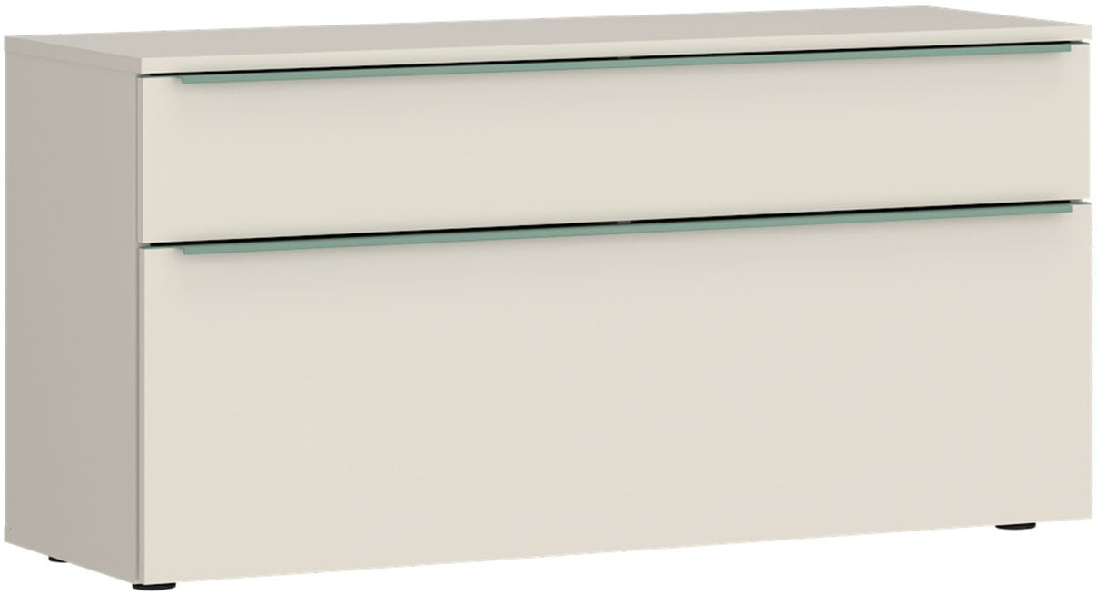 TOM TAILOR HOME Lowboard »COLOR PUZZLE 3 – 1 Klappe 1 Schublade mit farbigem Griff und Füßen« Kommode, Breite 110 cm,mit Klappe und Schublade, viel Stauraum