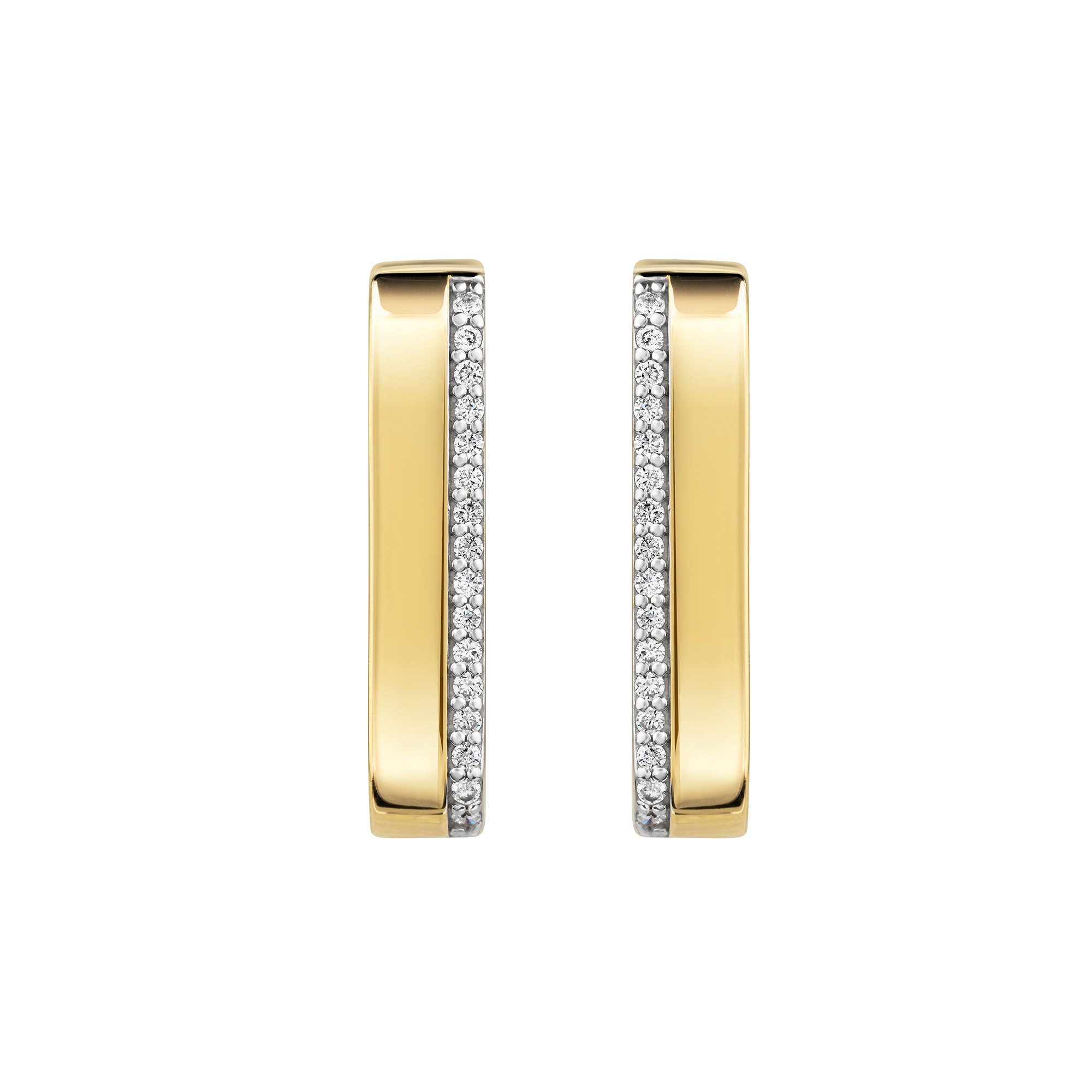 Firetti Paar Creolen »Schmuck Geschenk Silber 925 Ohrschmuck Ohrringe« mit Zirkonia (synth.)