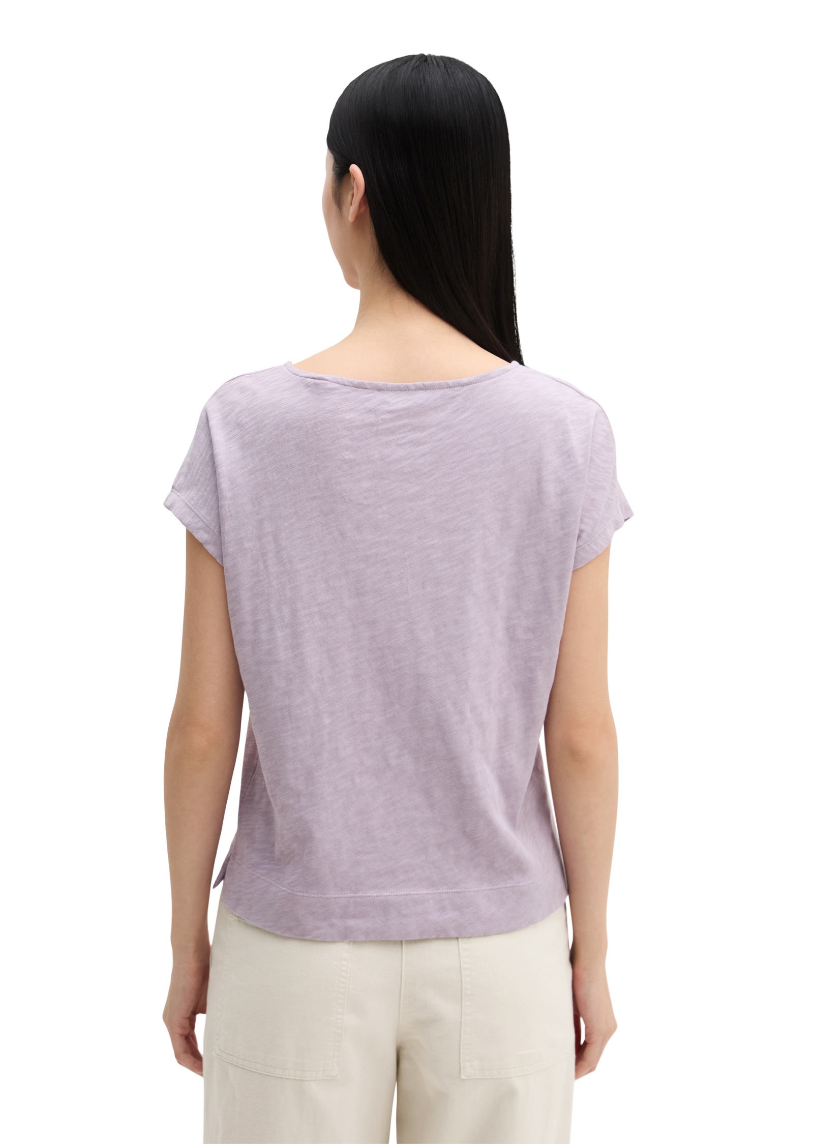 Marc O'Polo T-Shirt regular aus weichem Baumwoll-Slub-Jersey