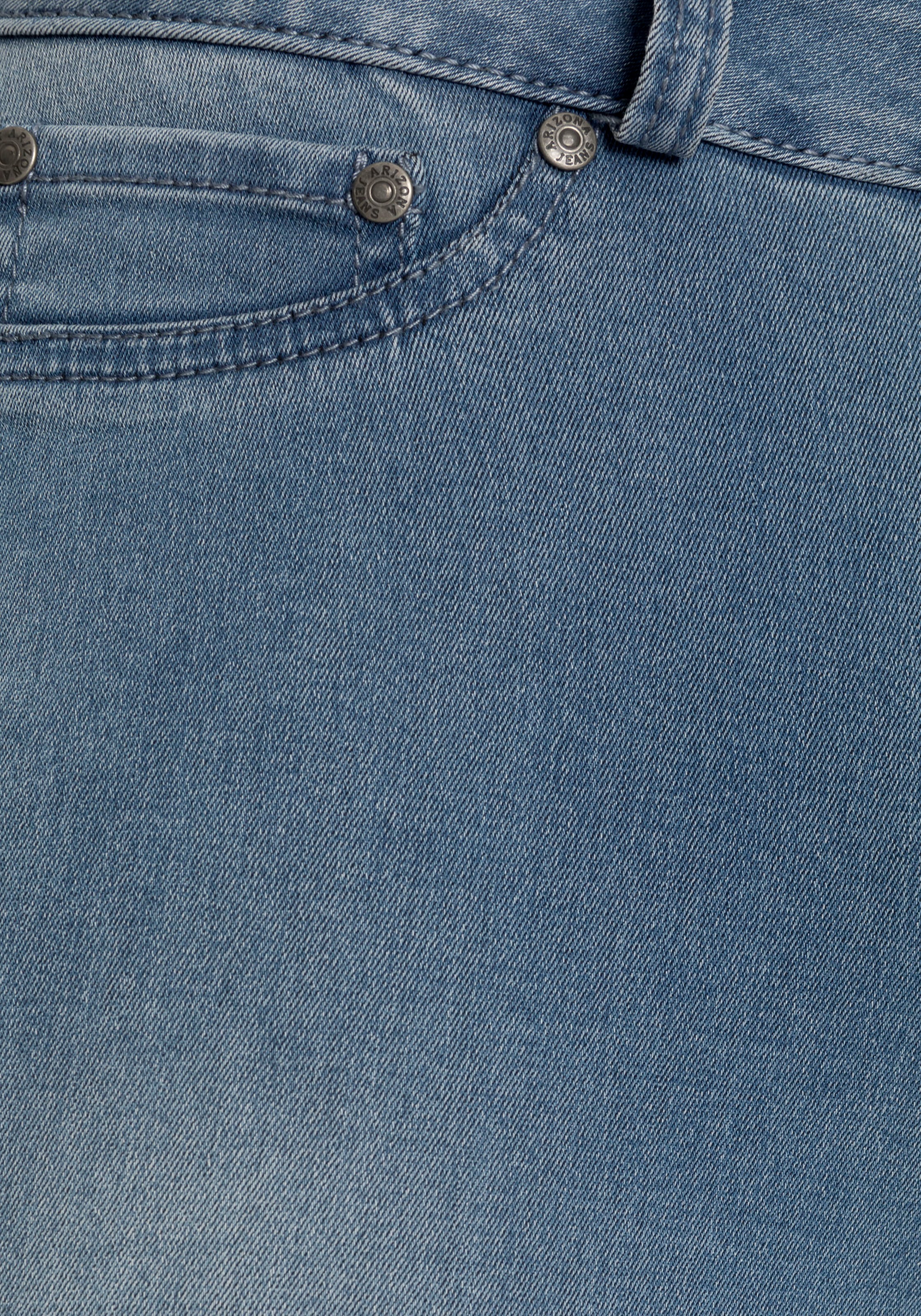 Arizona Skinny-fit-Jeans »Ultra mit High Stretch«, OTTO bestellen Waist Shapingnähten bei