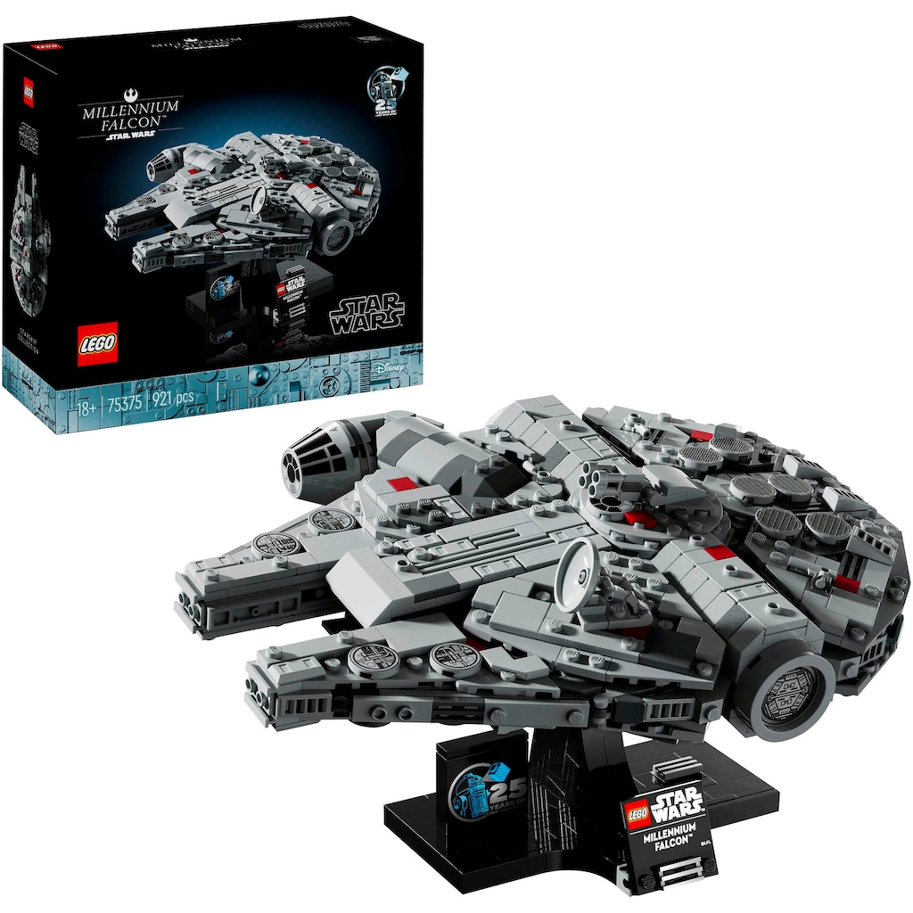 LEGO® Konstruktionsspielsteine »Millennium Falcon™ LEGO (75375), LEGO® Star Wars™«, (921 St.)