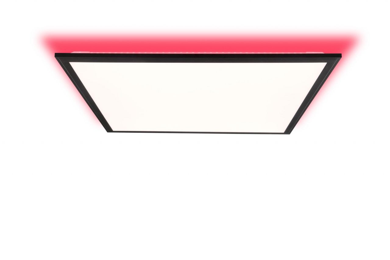 Brilliant Leuchten LED Panel »Allie«, 1 flammig-flammig, 60 x 60 cm,  dimmbar, CCT, RGB-Backlight, Fernbed., 3800 lm, schwarz online bei OTTO