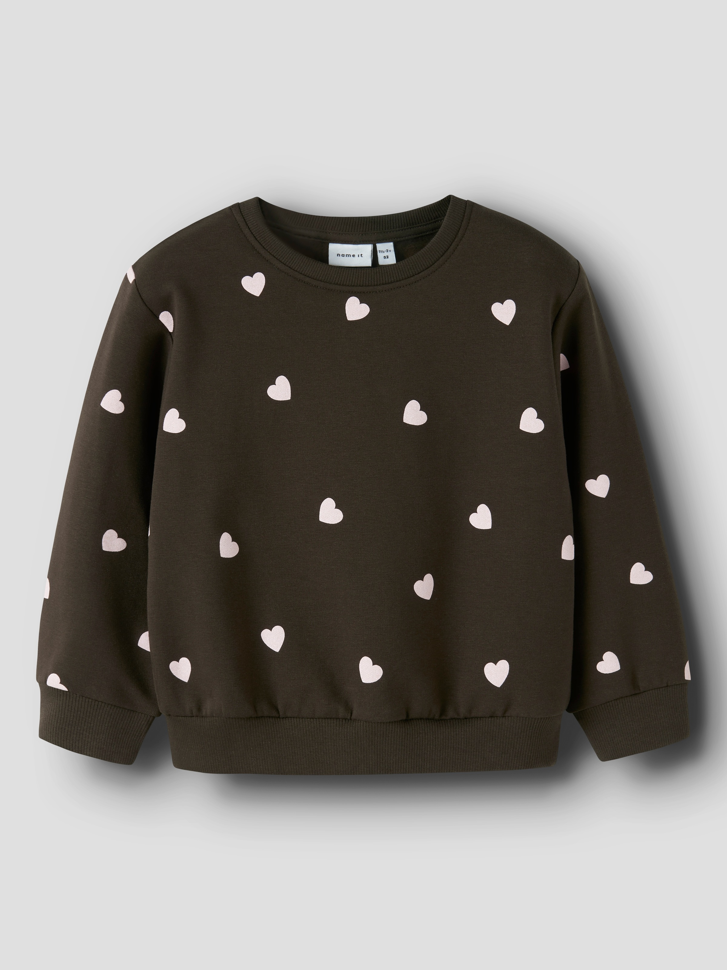 Name It Sweatshirt »NMFNEHEART NREG SWEAT BRU«
