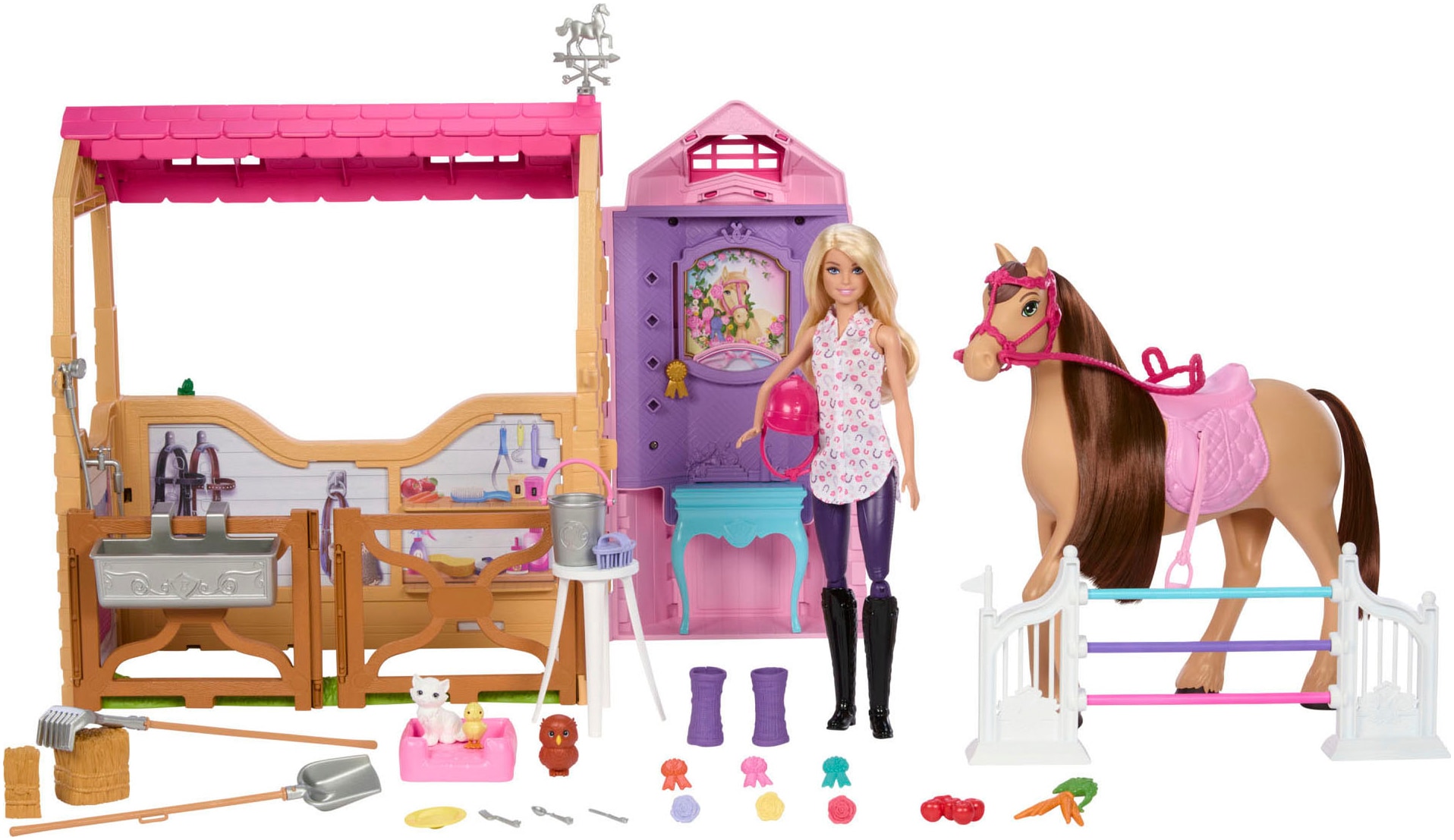 Barbie Spielwelt »Barbie Mysteries: Das geheimnisvolle Pferdeabenteuer-Spielset«