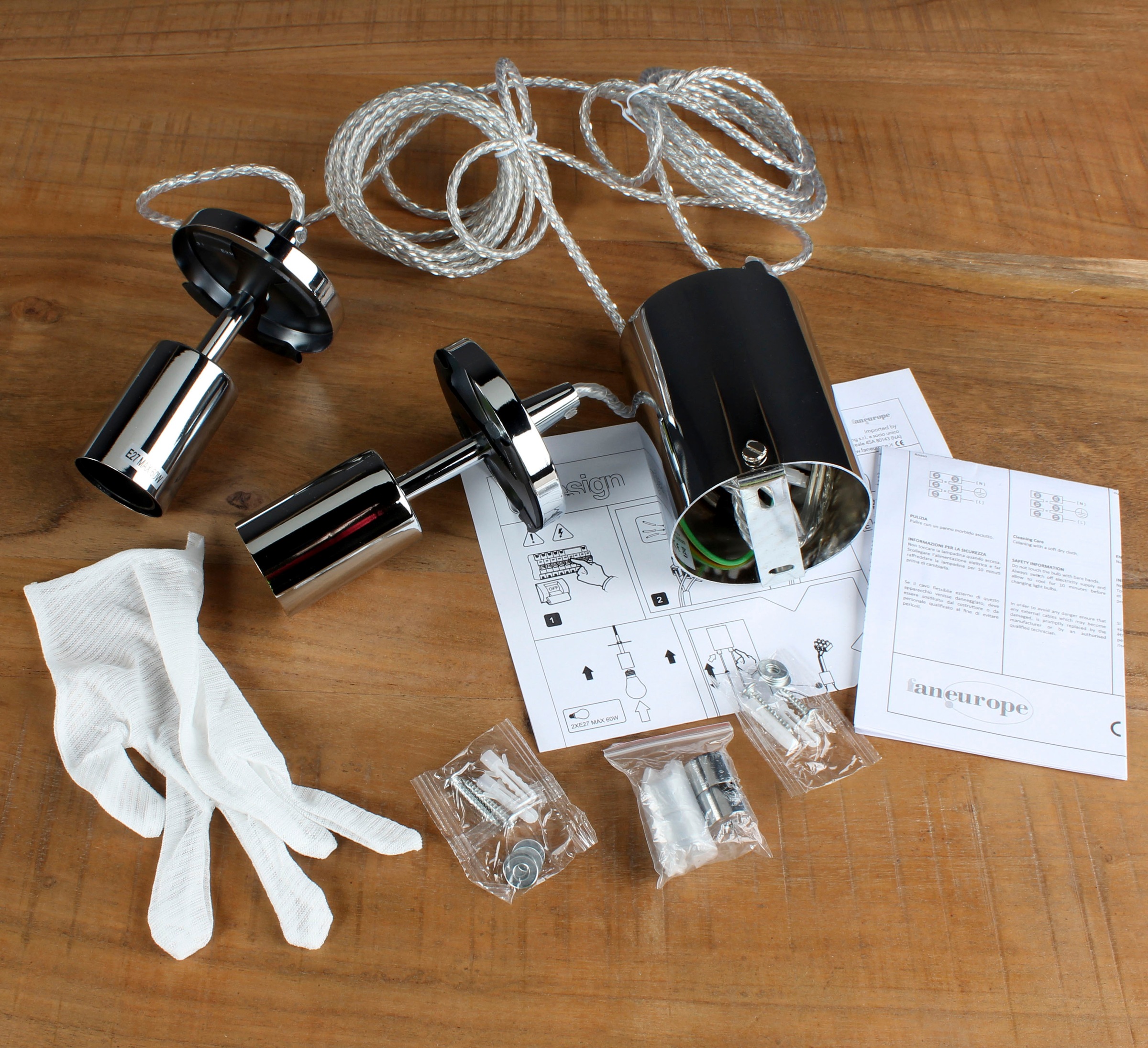 ECO-LIGHT Pendelleuchte »Nereide«, Leuchtmittel E27 | ohne Leuchtmittel