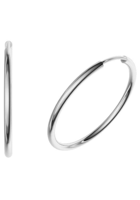 Firetti Paar Creolen »Schmuck Geschenk Silber 925 2,0 mm breit«, Made in Germany